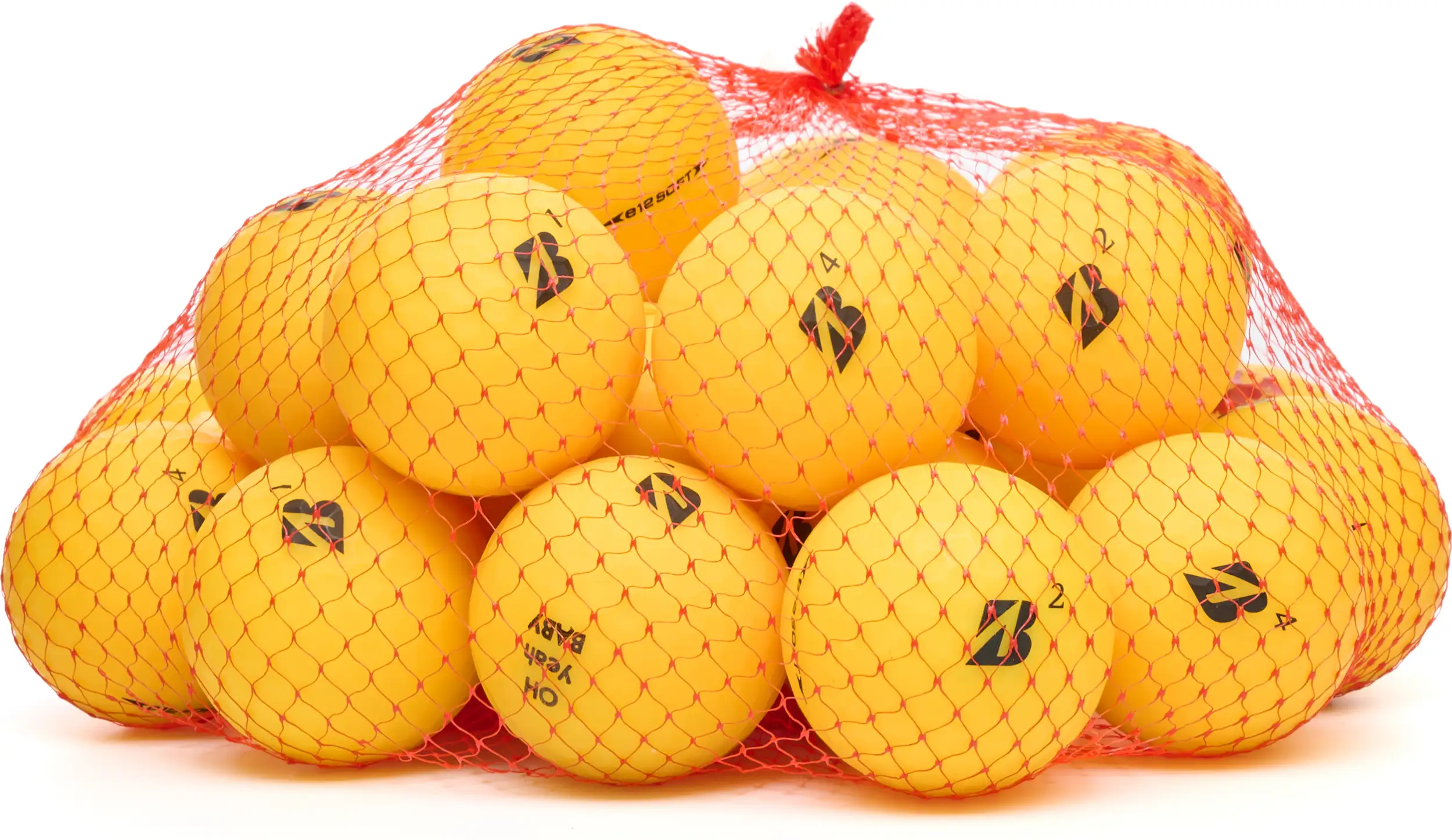 25 Bridgestone e12 SOFT Lakeballs, Yellow