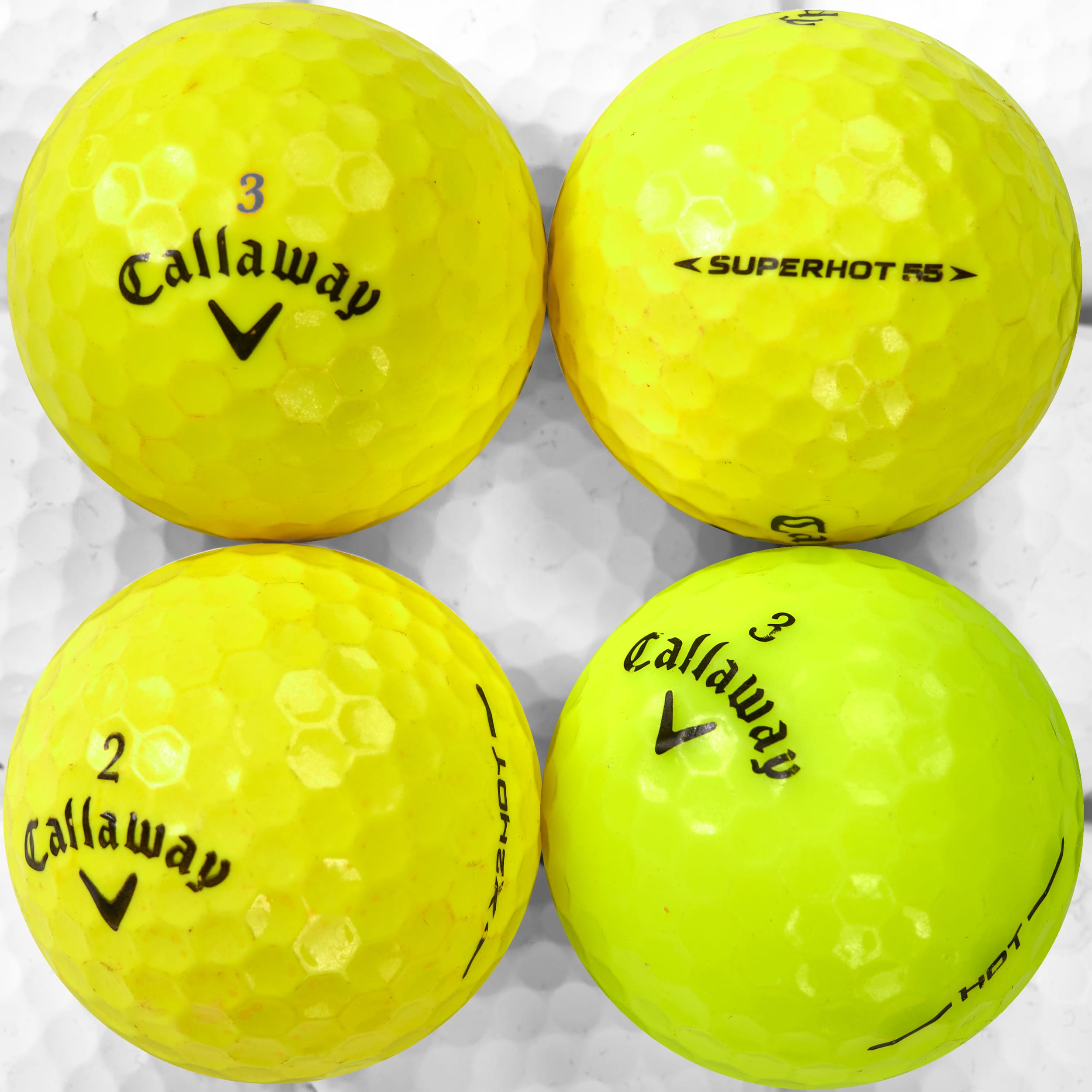 50 Callaway Mix Lakeballs, yellow