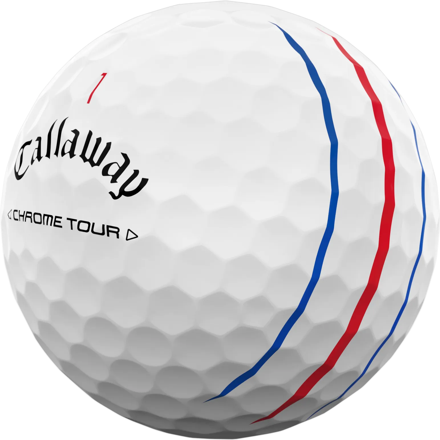 Callaway Chrome Tour Triple Track Golfbälle, weiß