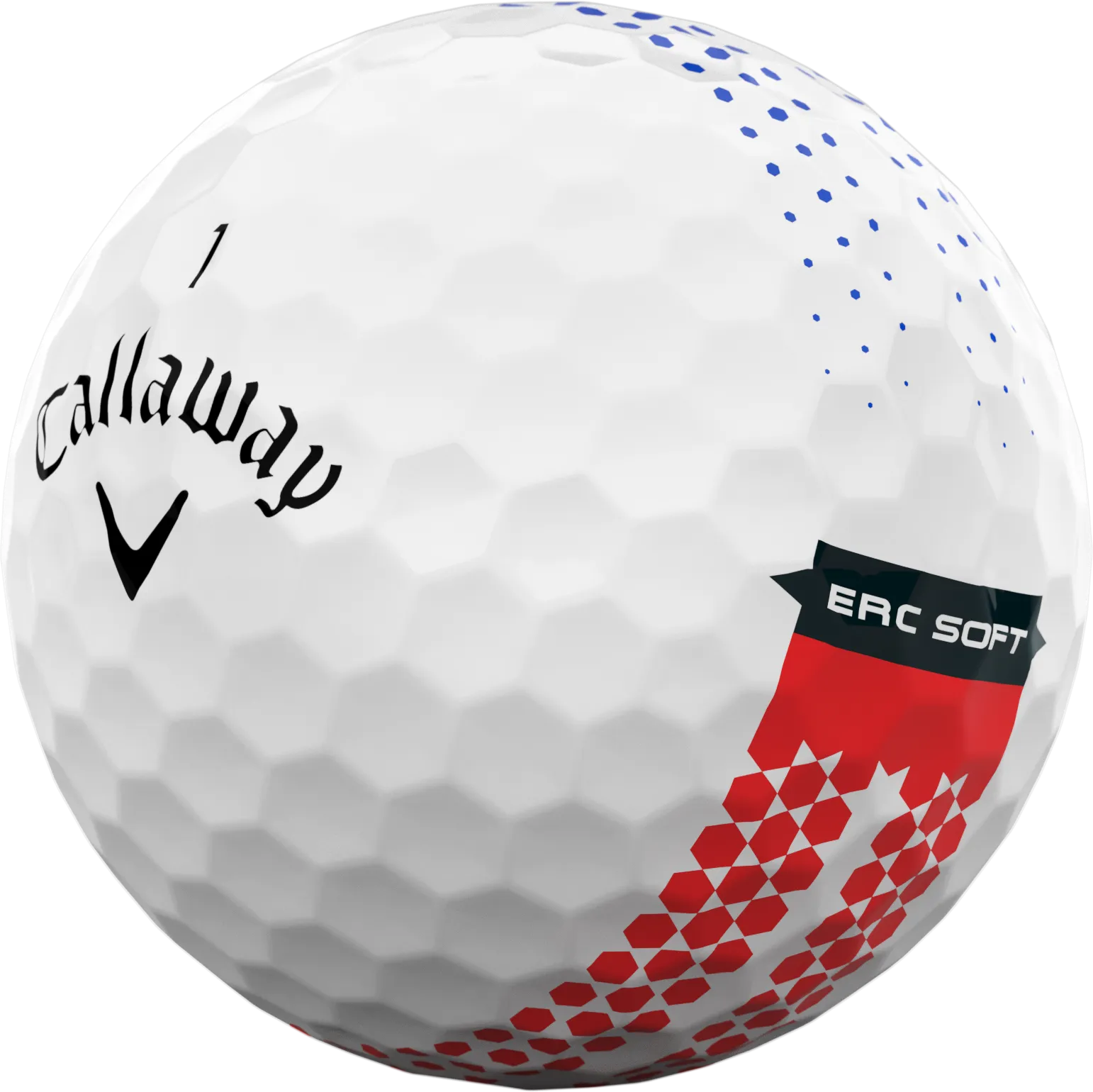 Callaway E.R.C Soft Fade 360 Golfbälle, weiß