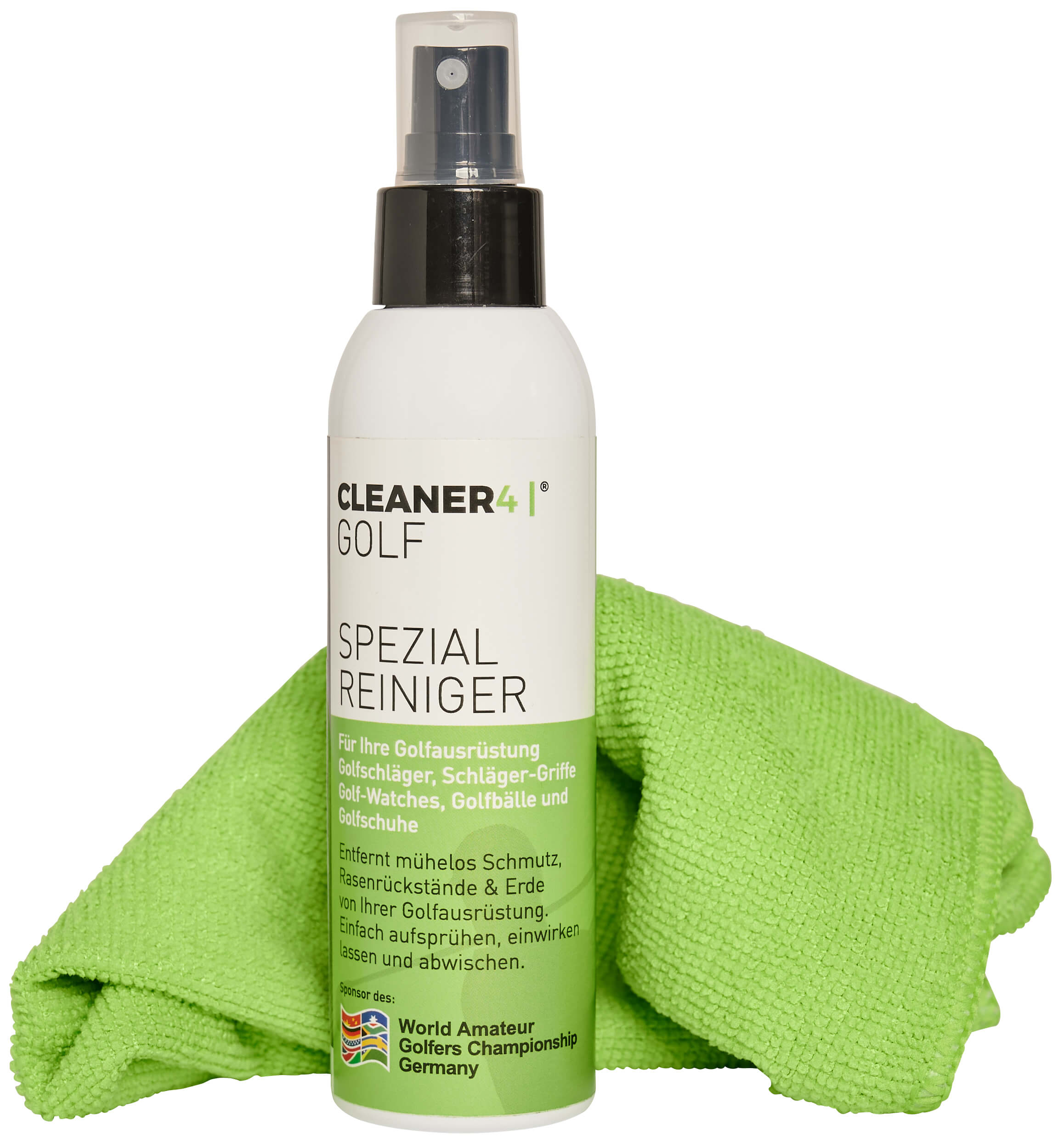 CLEANER4 Aktions Set, 150ml Cleaner4 + Mikrofasertuch