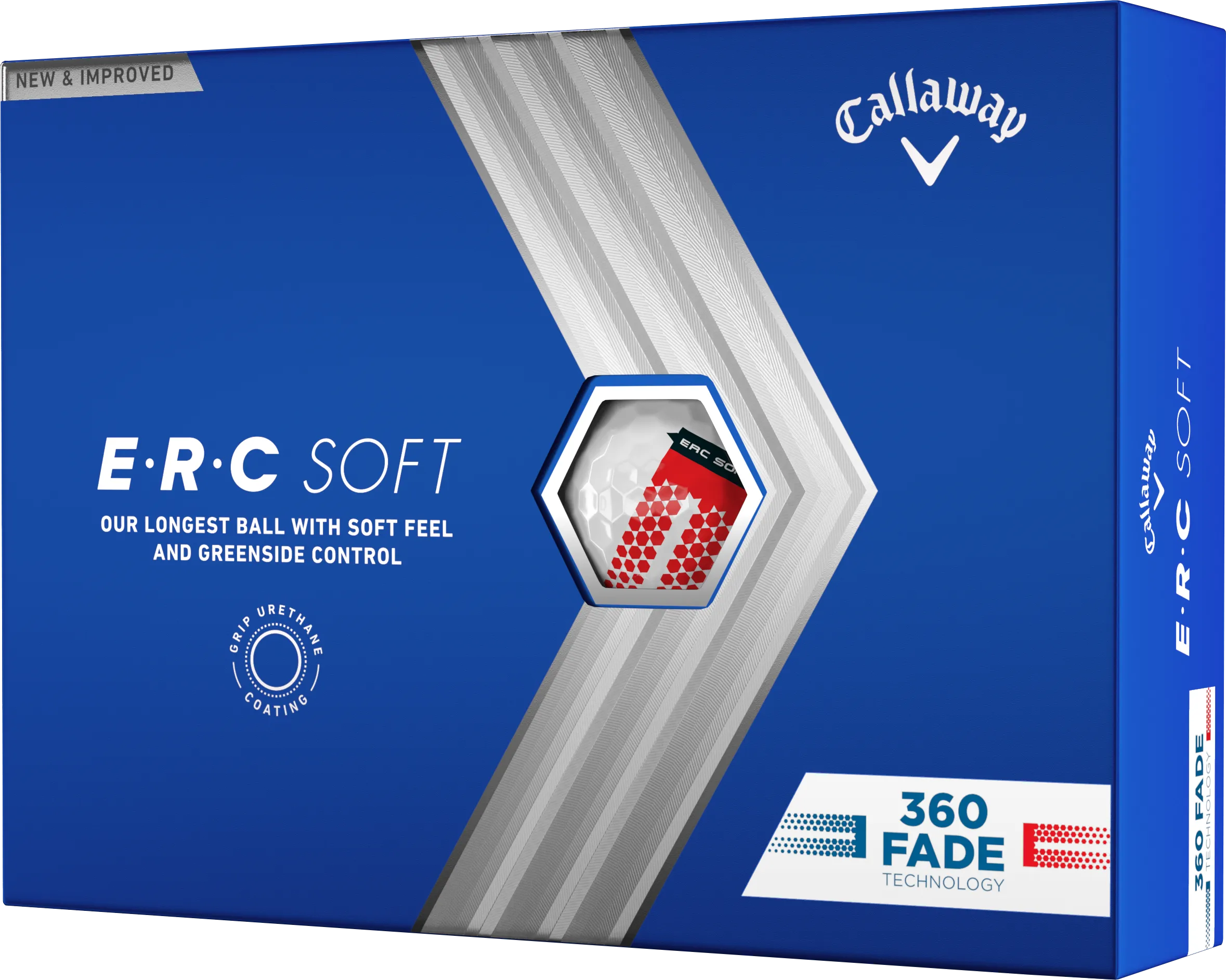 Callaway E.R.C Soft Fade 360 Golfbälle, weiß
