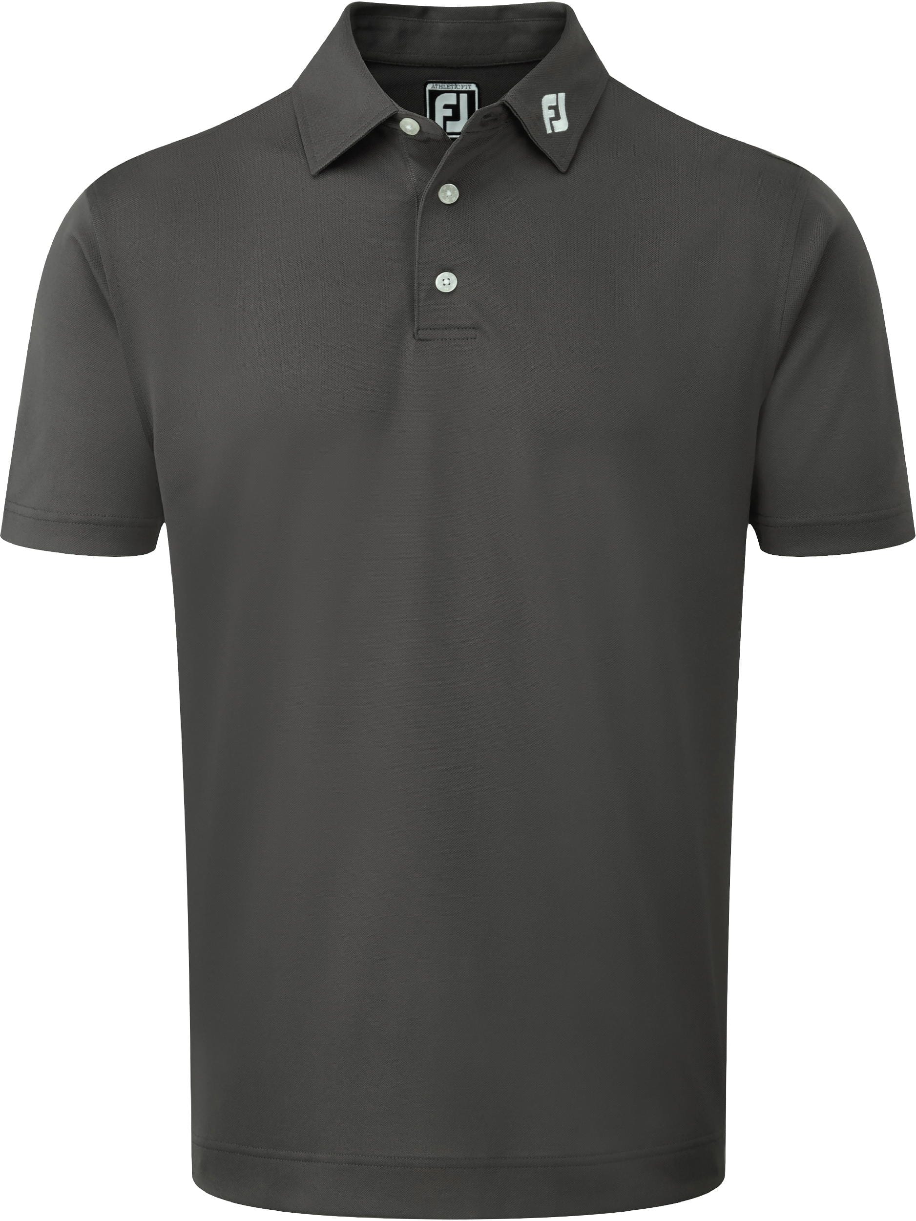 FootJoy Strech Pique Solid Polo, charcoal