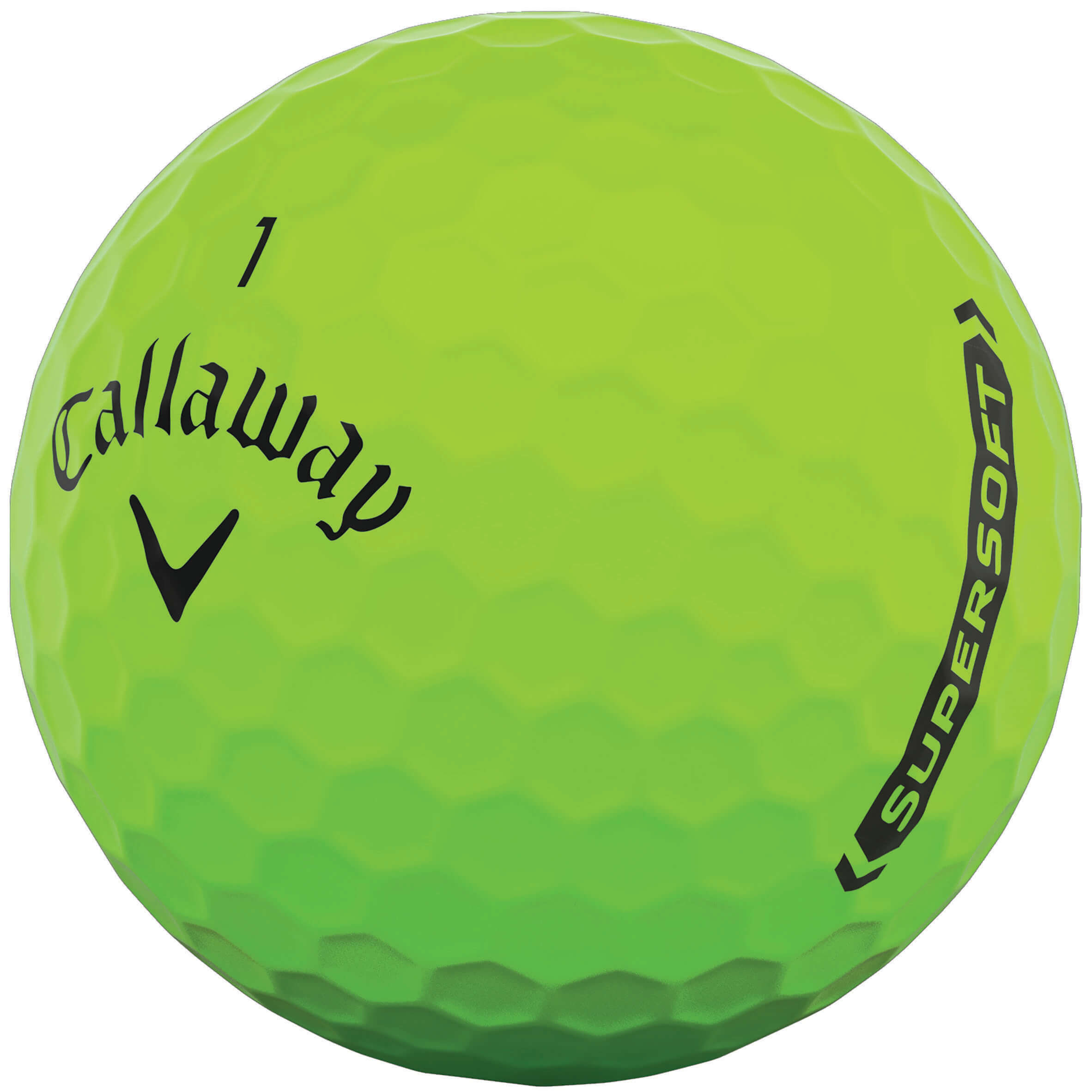 Callaway Supersoft Golfbälle, matte green