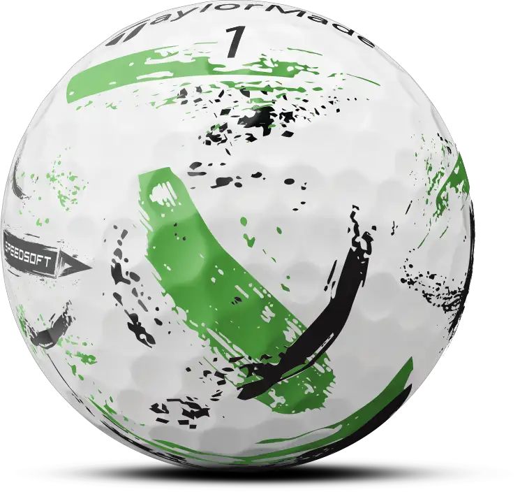 TaylorMade SPEEDSOFT INK Golfbälle, grün