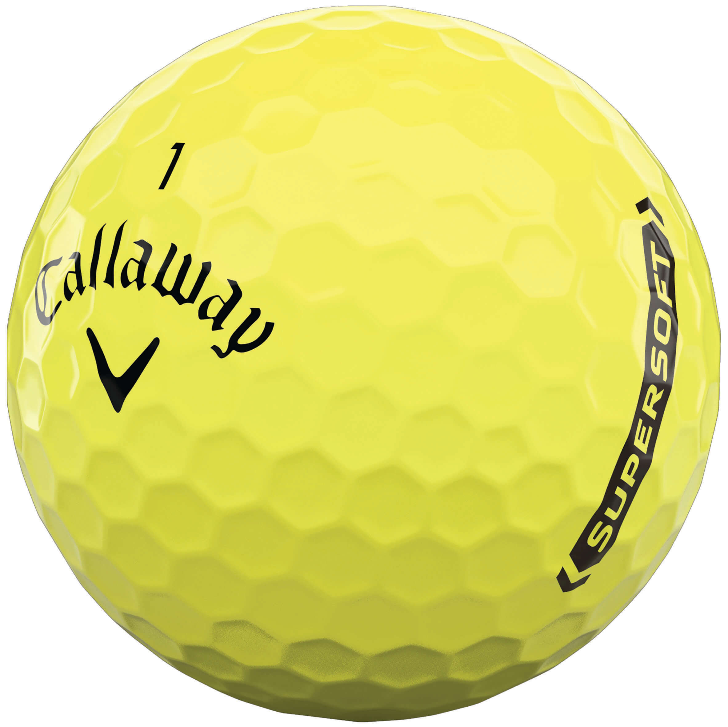 Callaway Supersoft Golfbälle, yellow