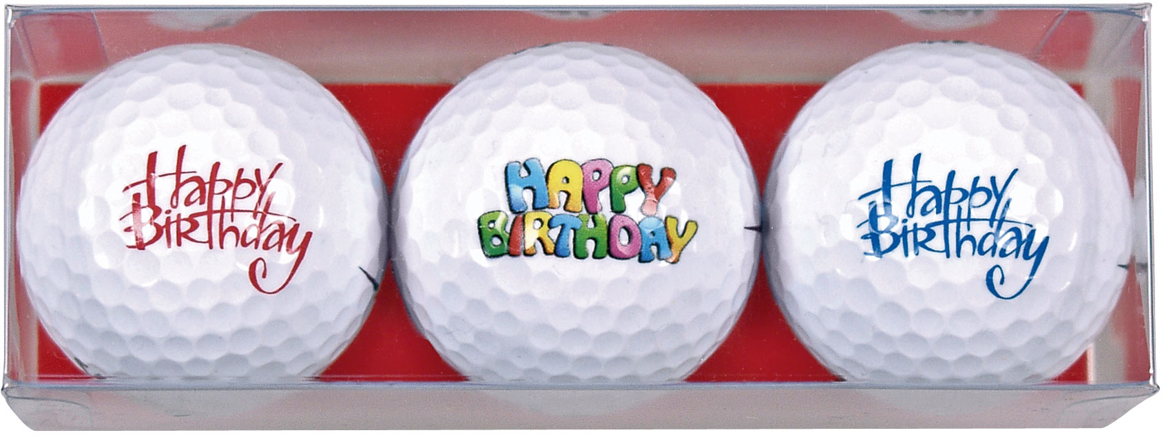 Sportiques 3er Ball-Geschenkset Happy Birthday