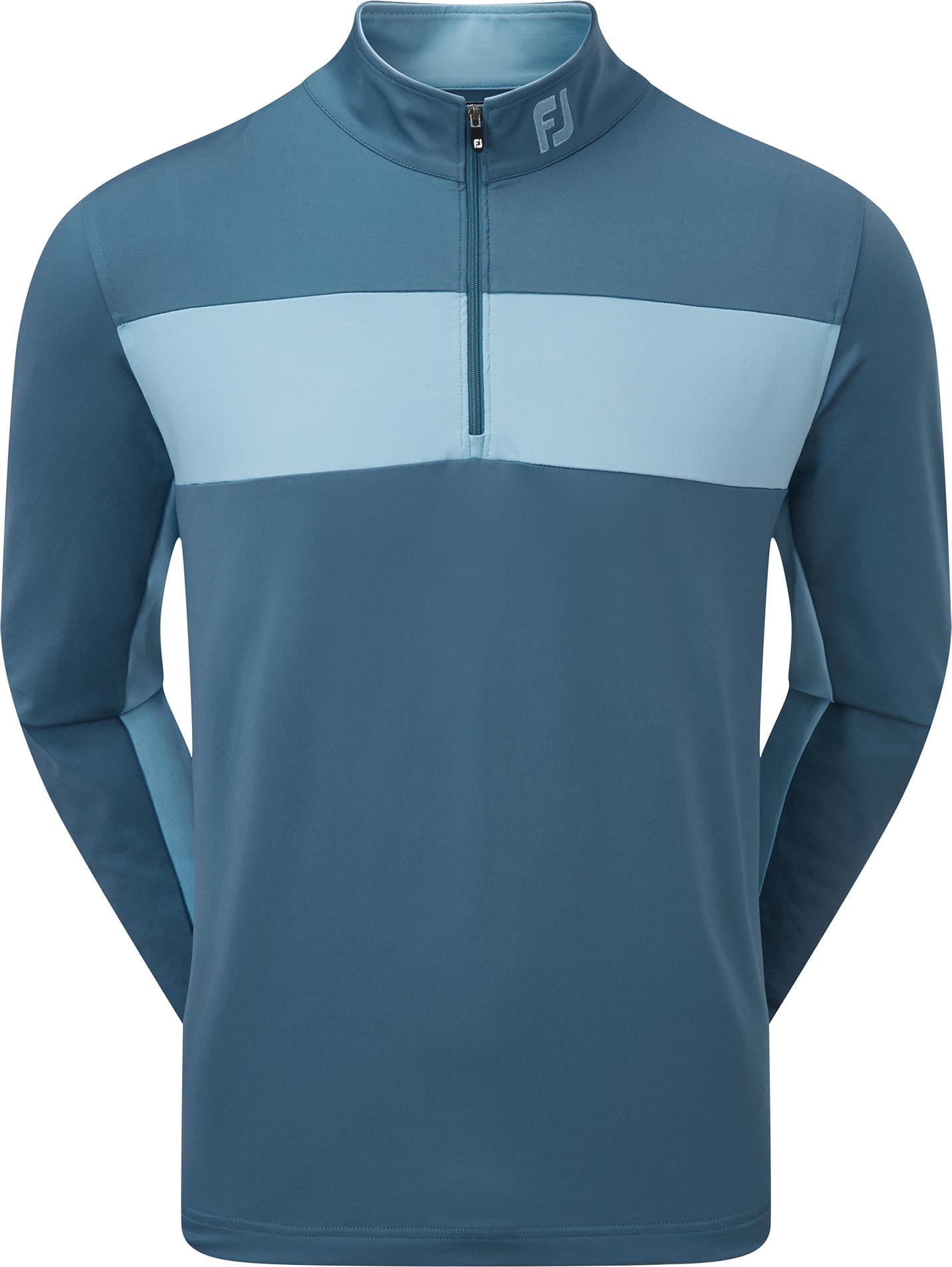 FootJoy Engineered Chest Stripe Chill-Out Midlayer, ink/blue