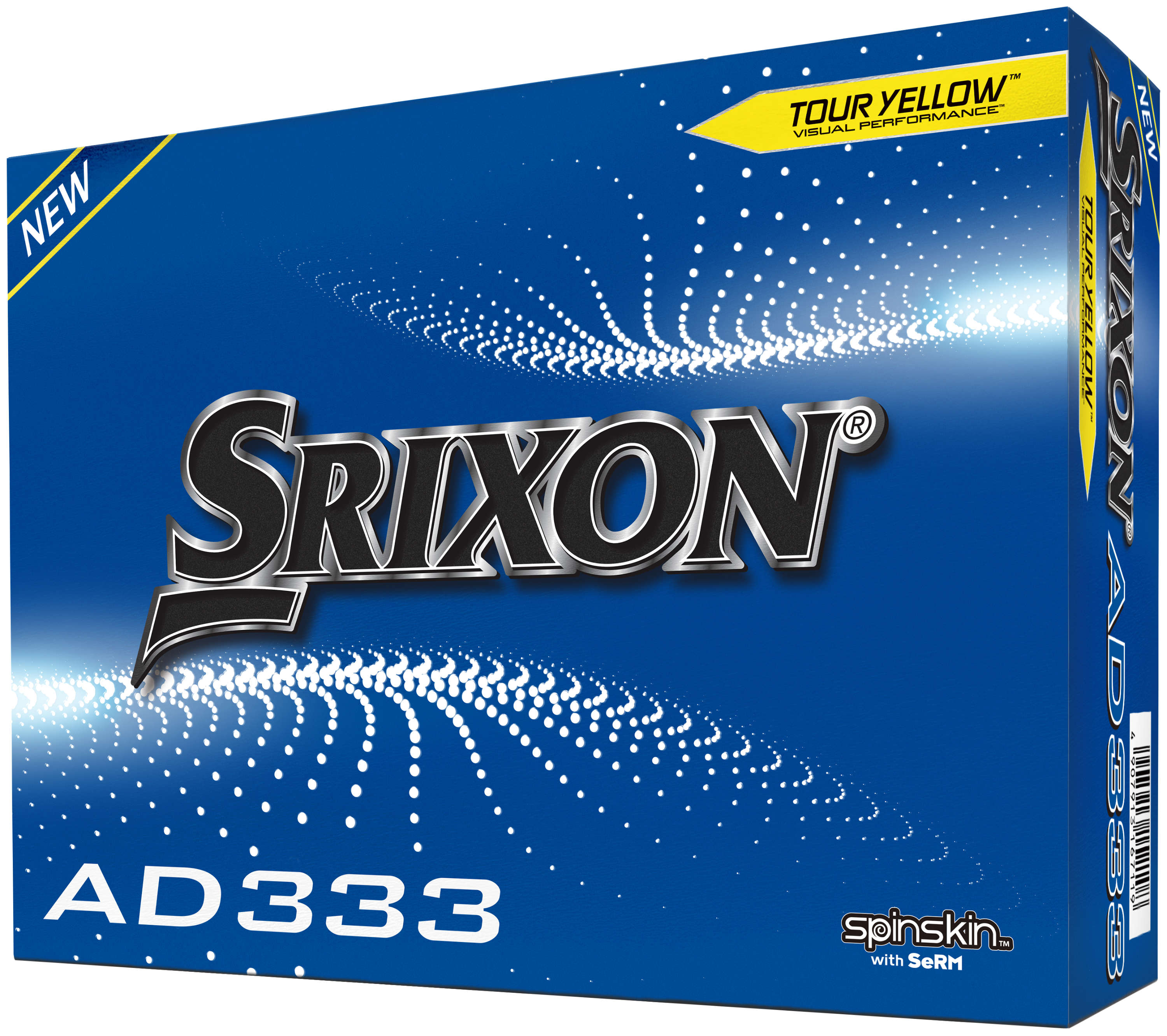 Srixon AD333 Golfbälle, yellow
