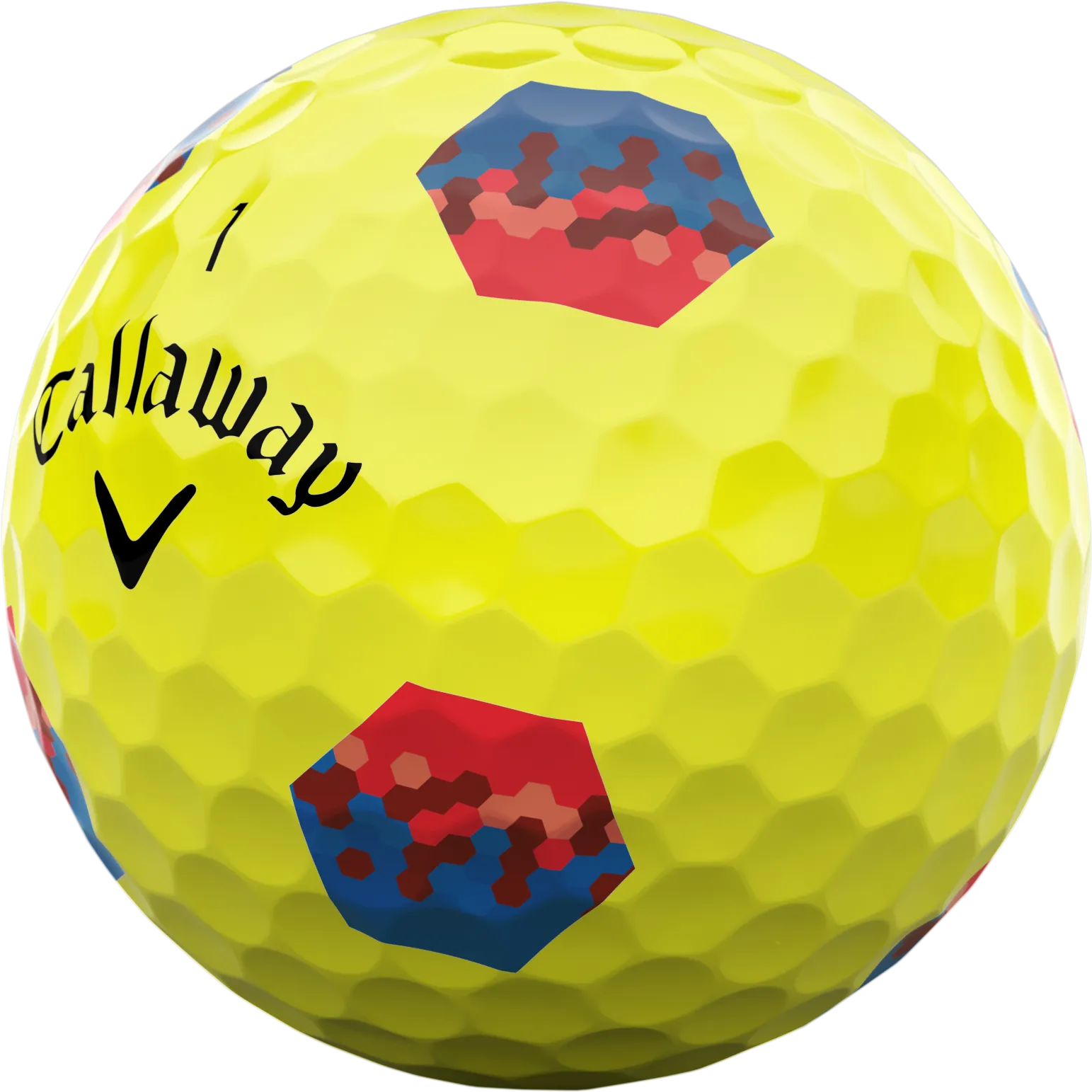 Callaway Chrome Soft TruTrack Golfbälle, gelb