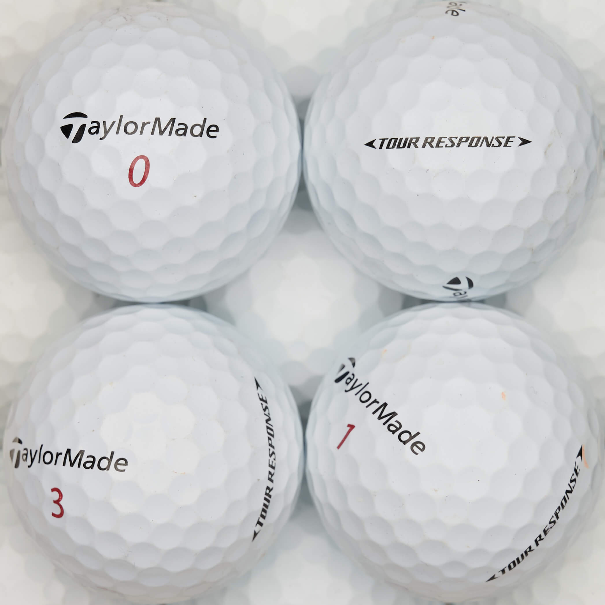 25 TaylorMade Tour Response Lakeballs, white