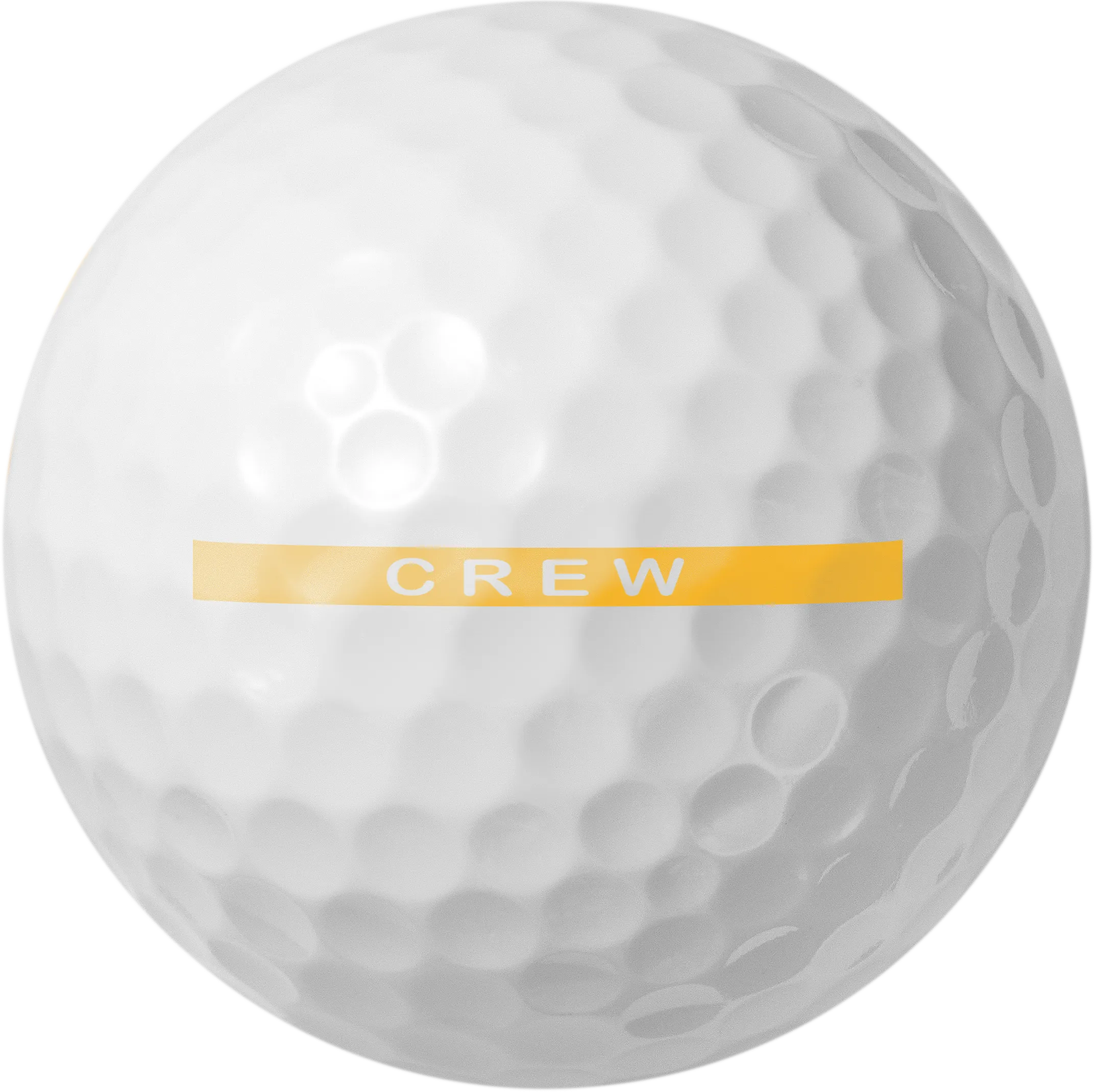 Baller CREW Golfbälle, Print Edition Yellow