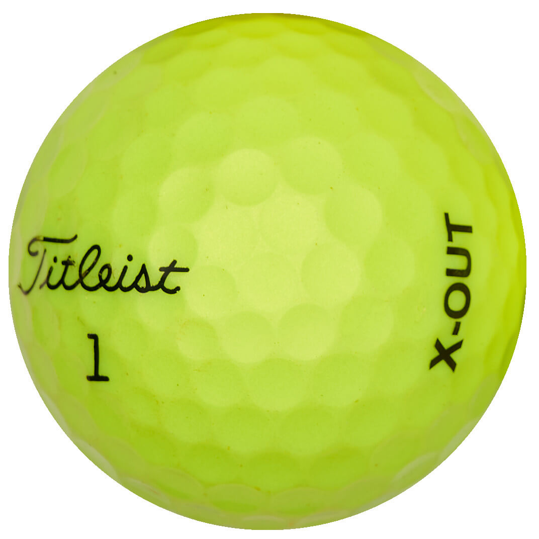 50 Titleist Mix Yellow X-OUT / Practice Lakeballs
