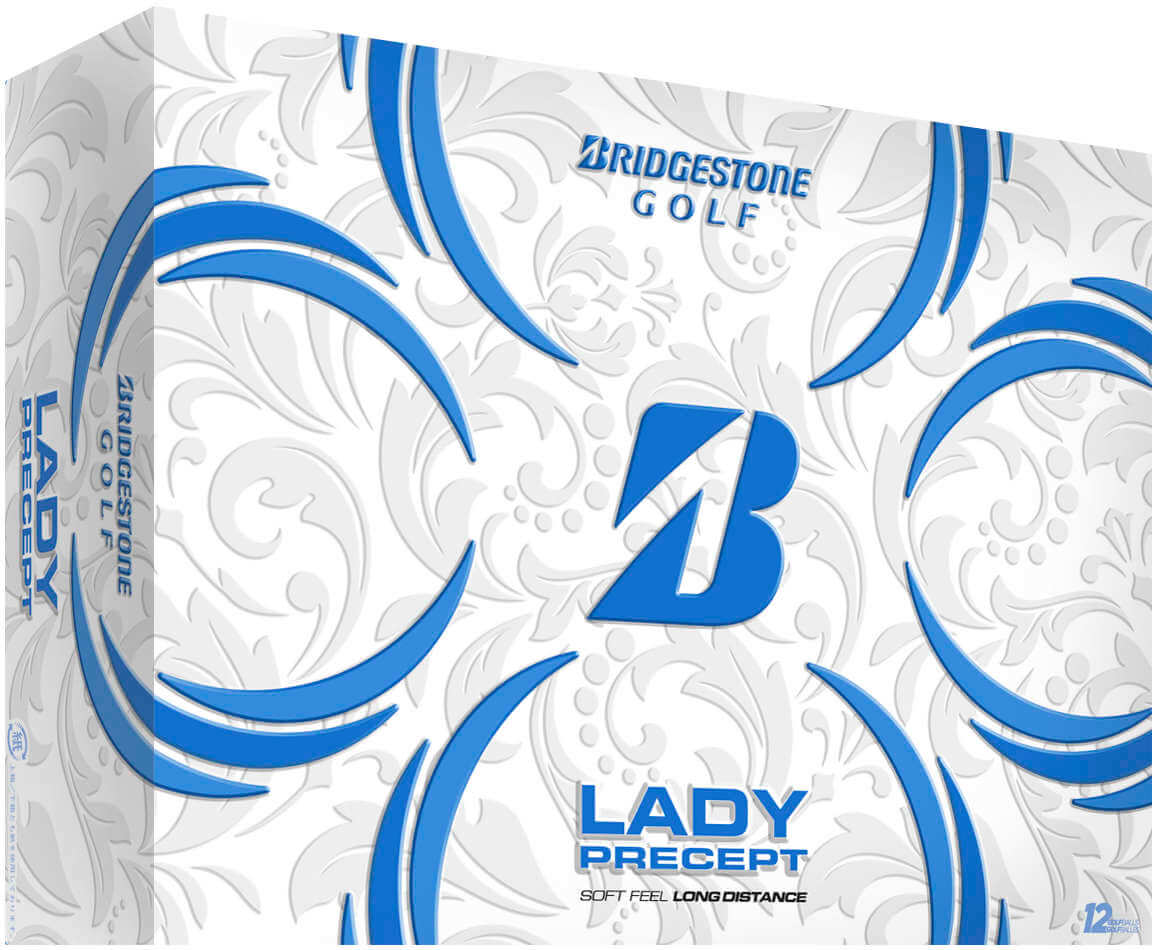 Bridgestone Lady Precept Golfbälle, white