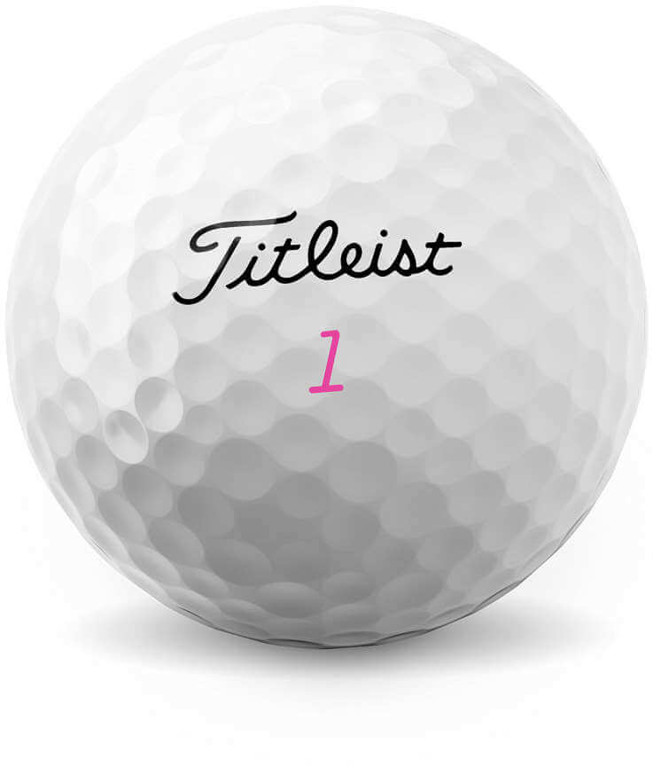 Titleist Pro V1 Golfbälle, pink