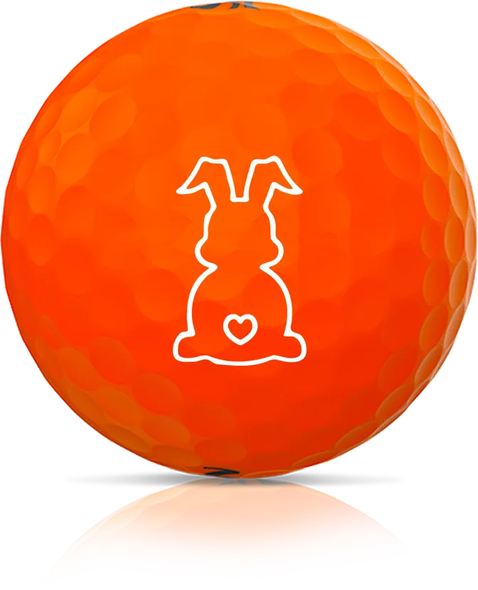 Srixon Soft Feel Limited Bunny Edition Golfbälle, orange