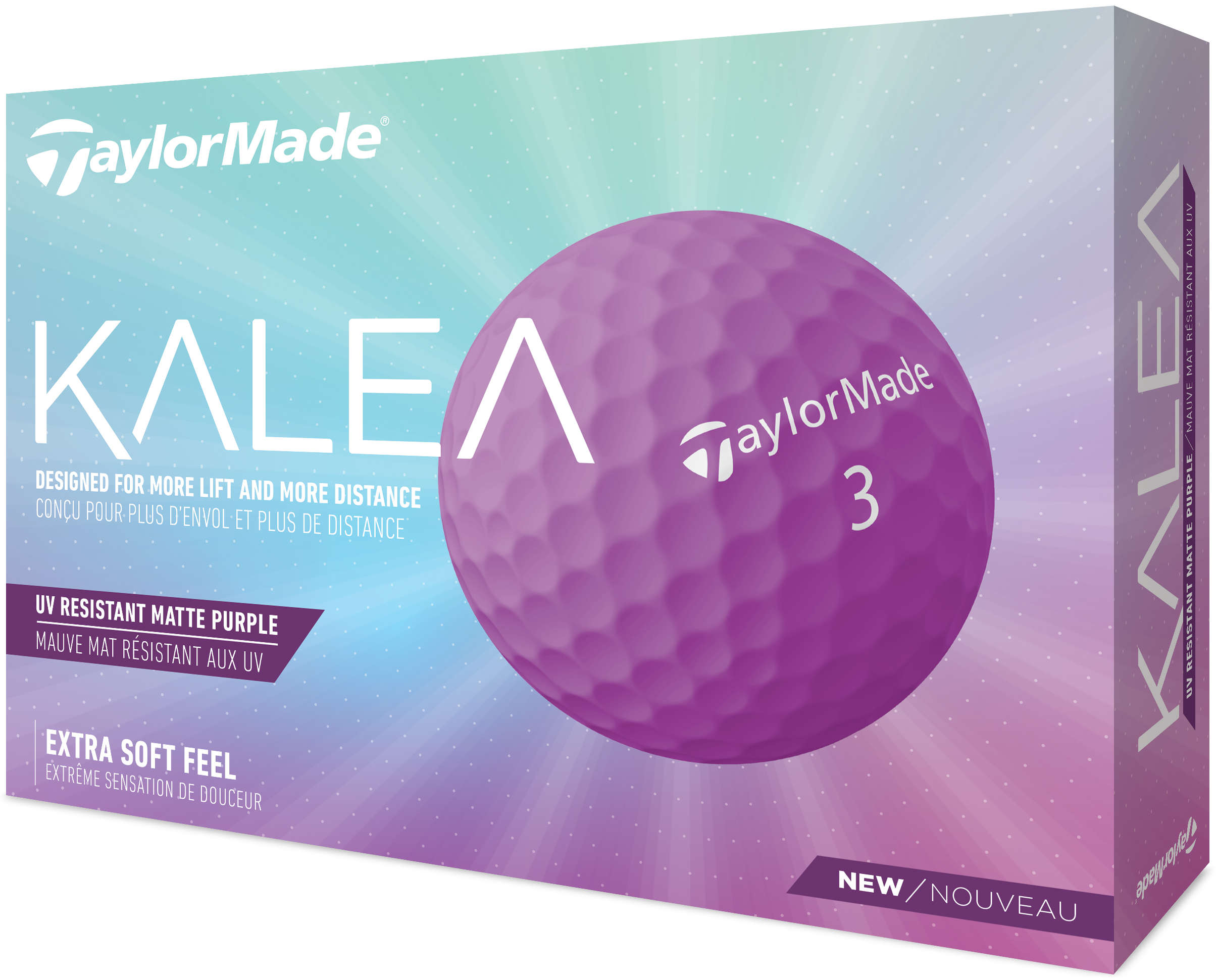 TaylorMade Kalea Golfbälle, purple