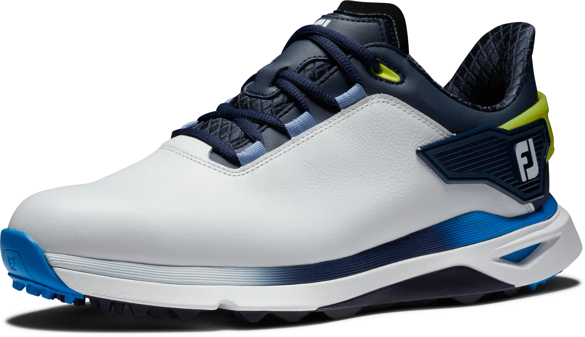 FootJoy PRO SLX Golfschuh, weiß/dunkelblau