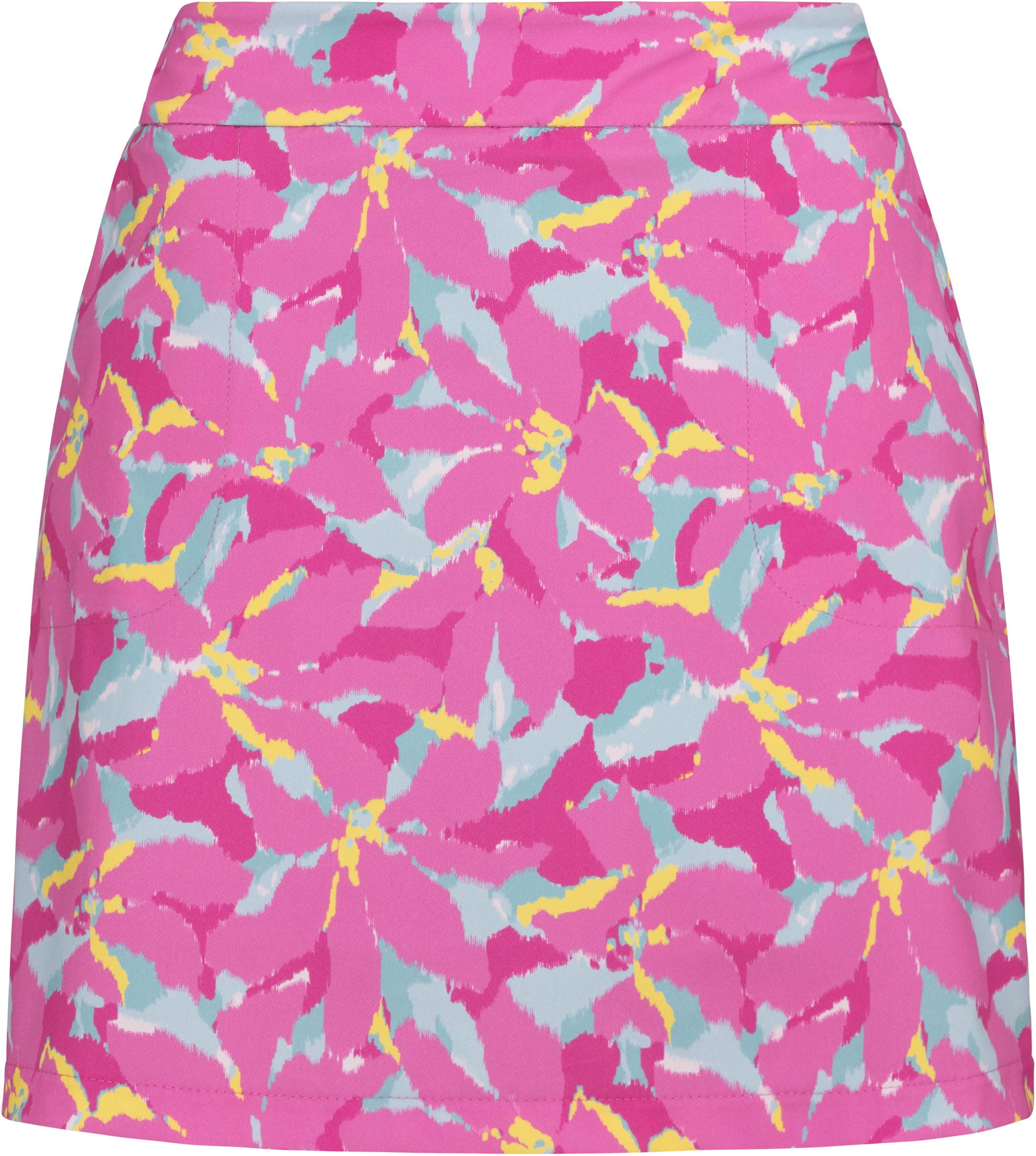 Alberto LISSY Jersey Summer Print Skirt, aqua/pink