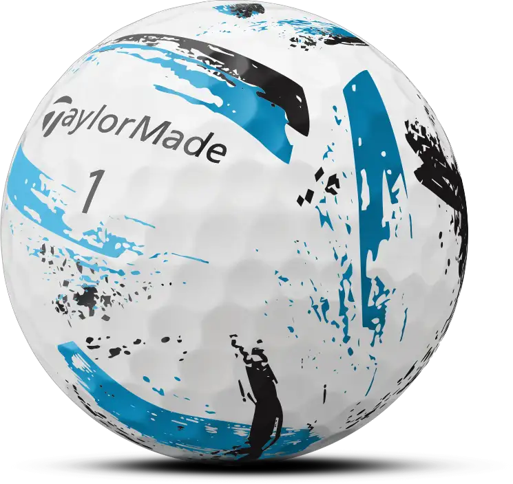 TaylorMade SPEEDSOFT INK Golfbälle, blau