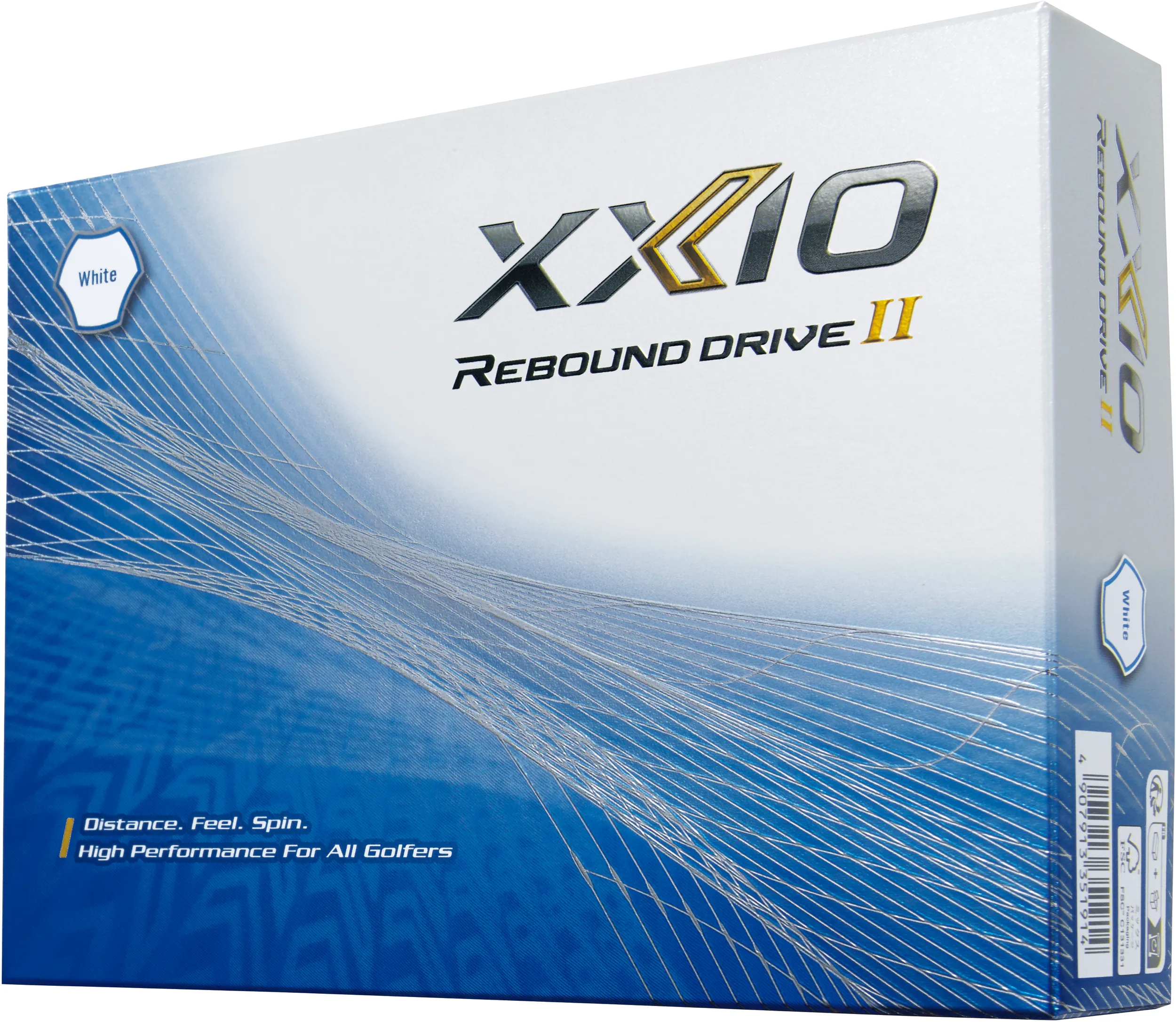 XXIO Rebound Drive II Golfbälle, weiß