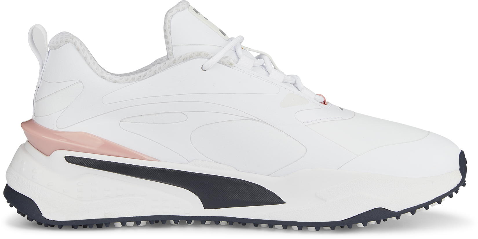 Puma GS-Fast Golfschuh, white/navy/pink