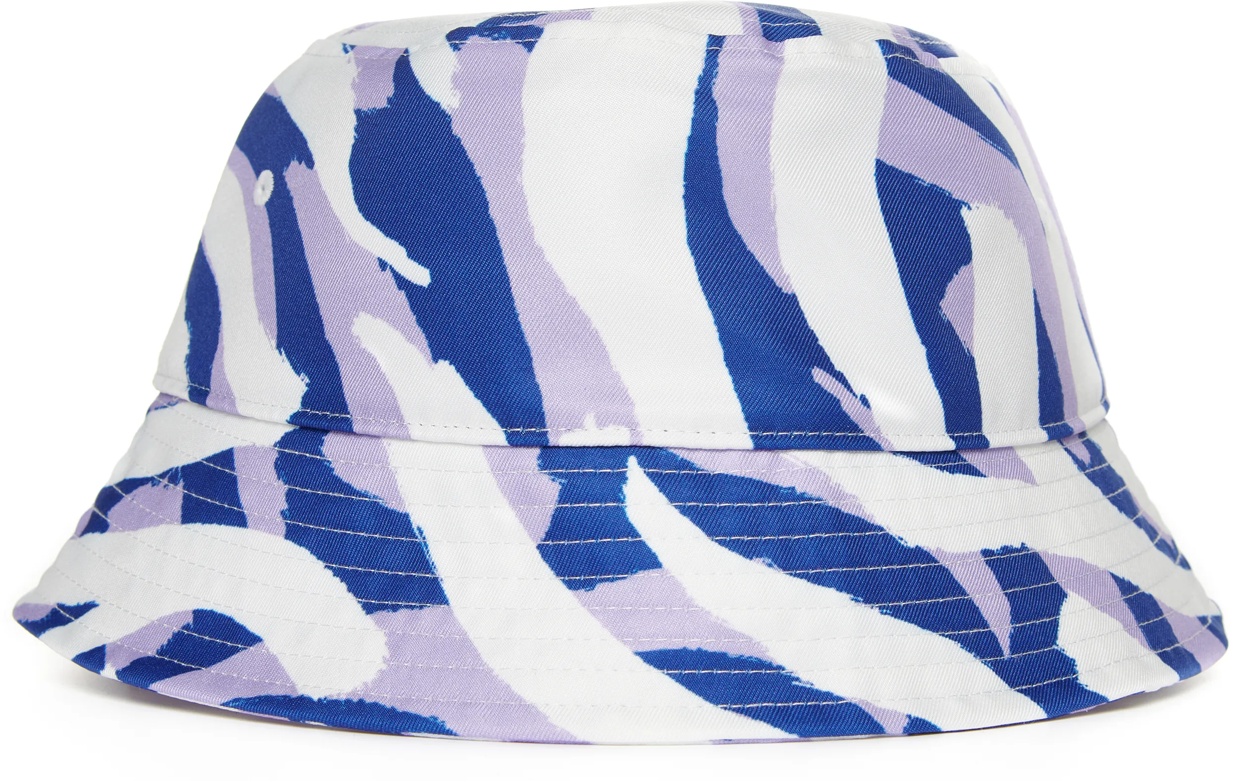 J.Lindeberg Wave Print Bucket Hat, purple/surf