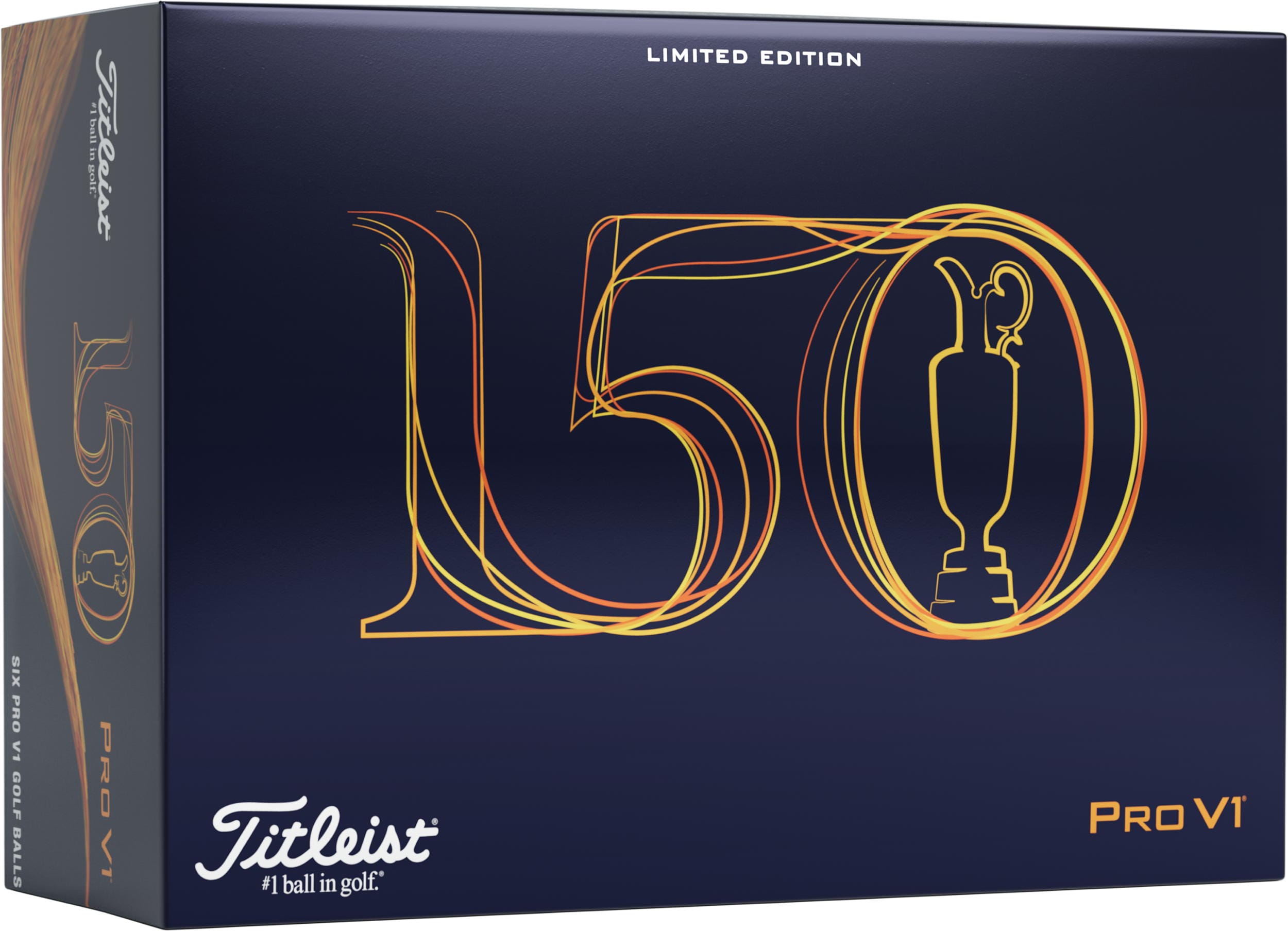 Titleist Pro V1 150th Anniversary Golfbälle, white