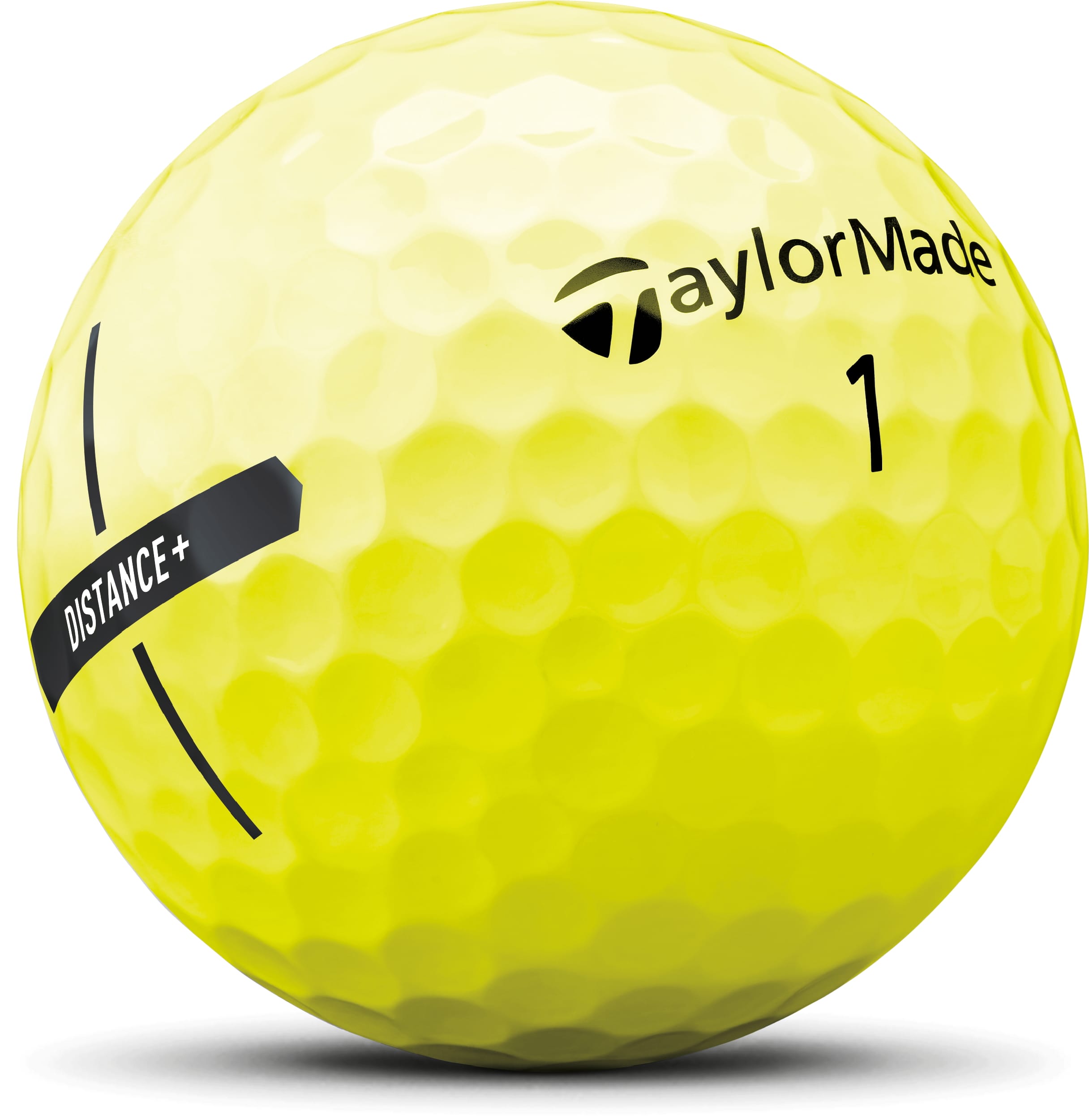 TaylorMade Distance+ Golfbälle, yellow