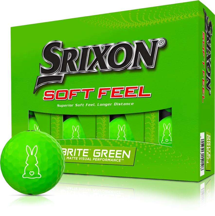 Srixon Soft Feel Limited Bunny Edition Golfbälle, grün