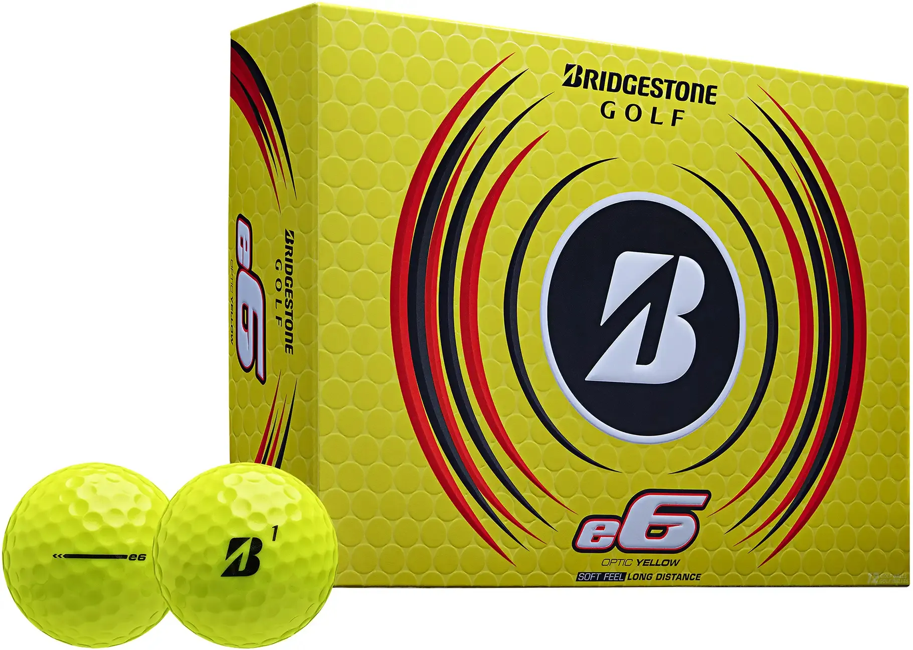 Bridgestone e6 Golfbälle, yellow