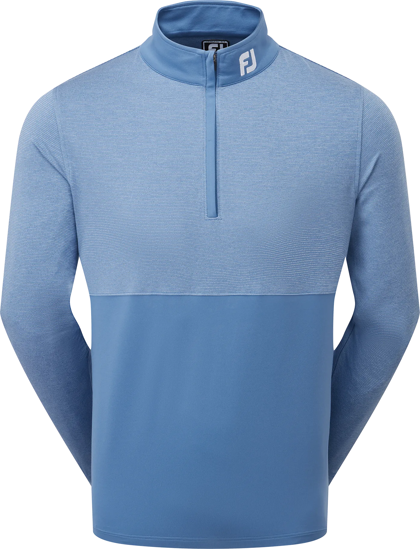 FootJoy Space Dye Blocked Chill-Out Midlayer, saphir