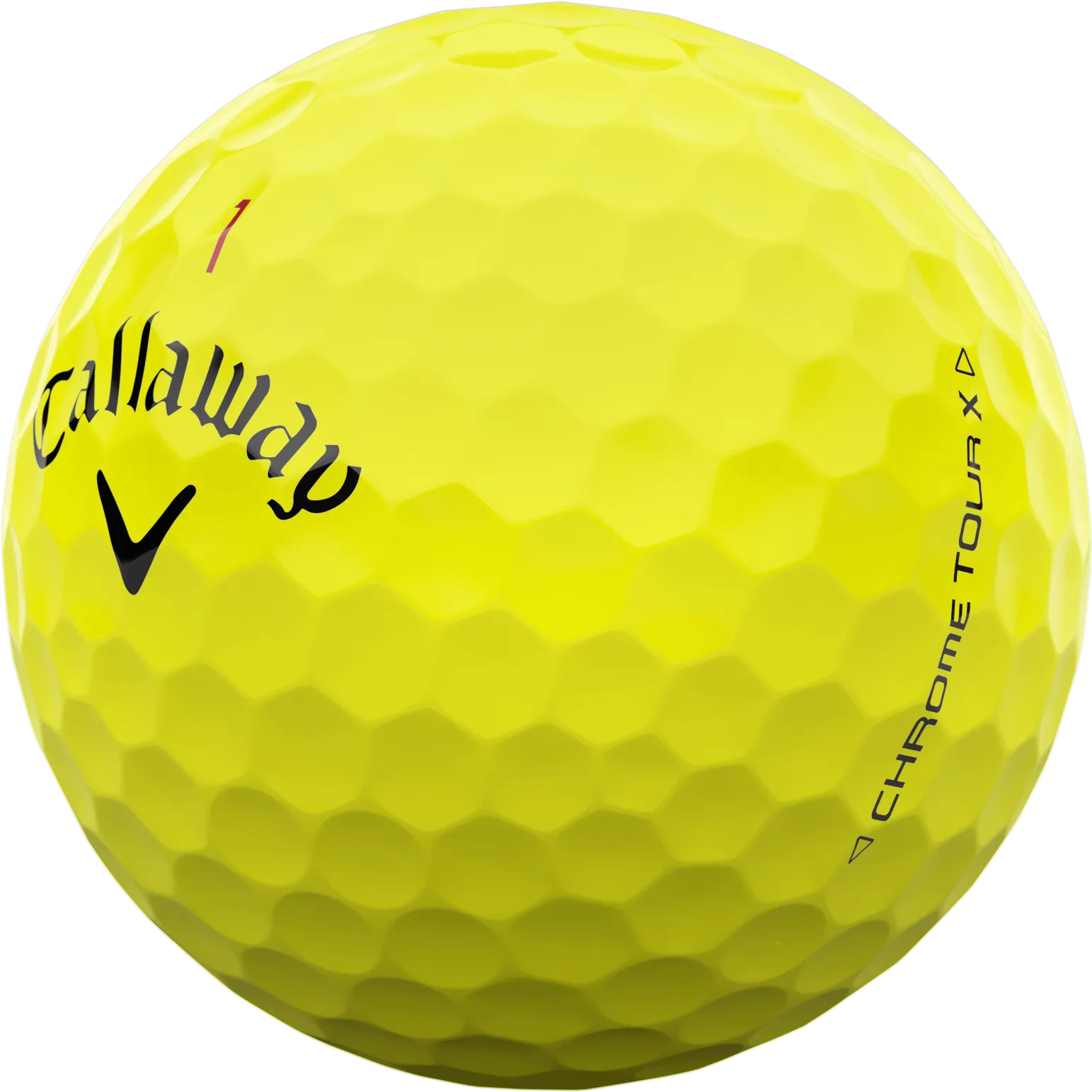 Callaway Chrome Tour X Golfbälle, gelb