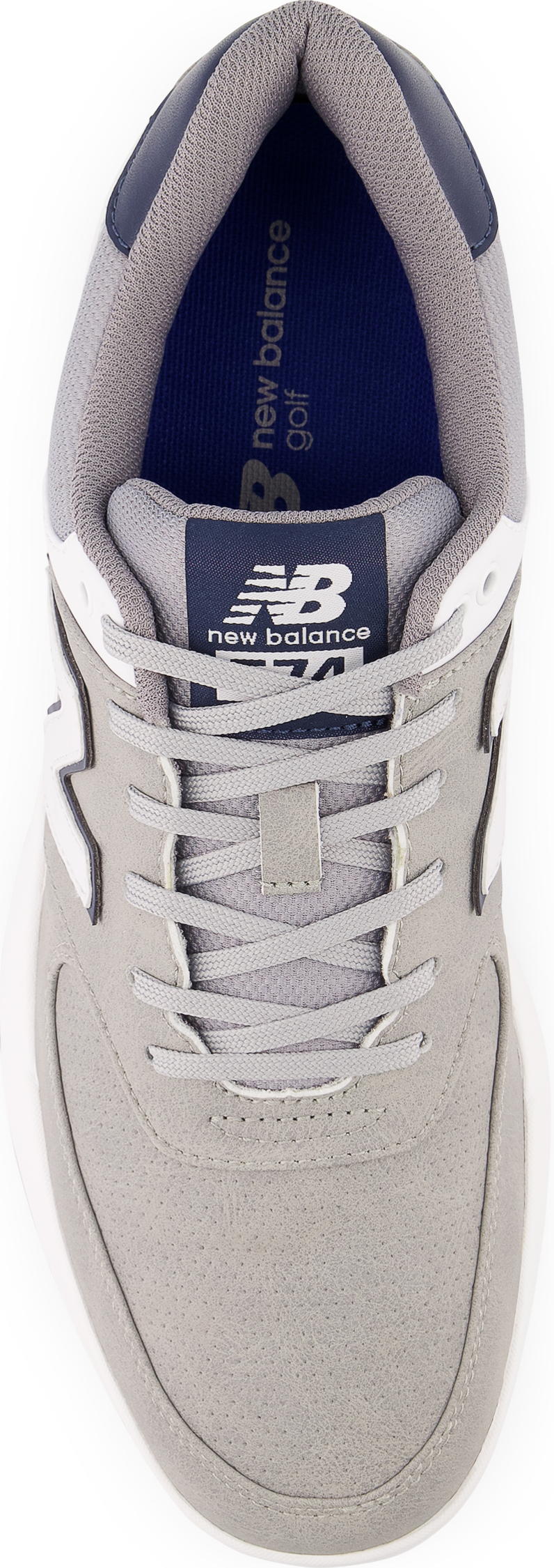 New Balance 574 Greens Golfschuh, grey/white