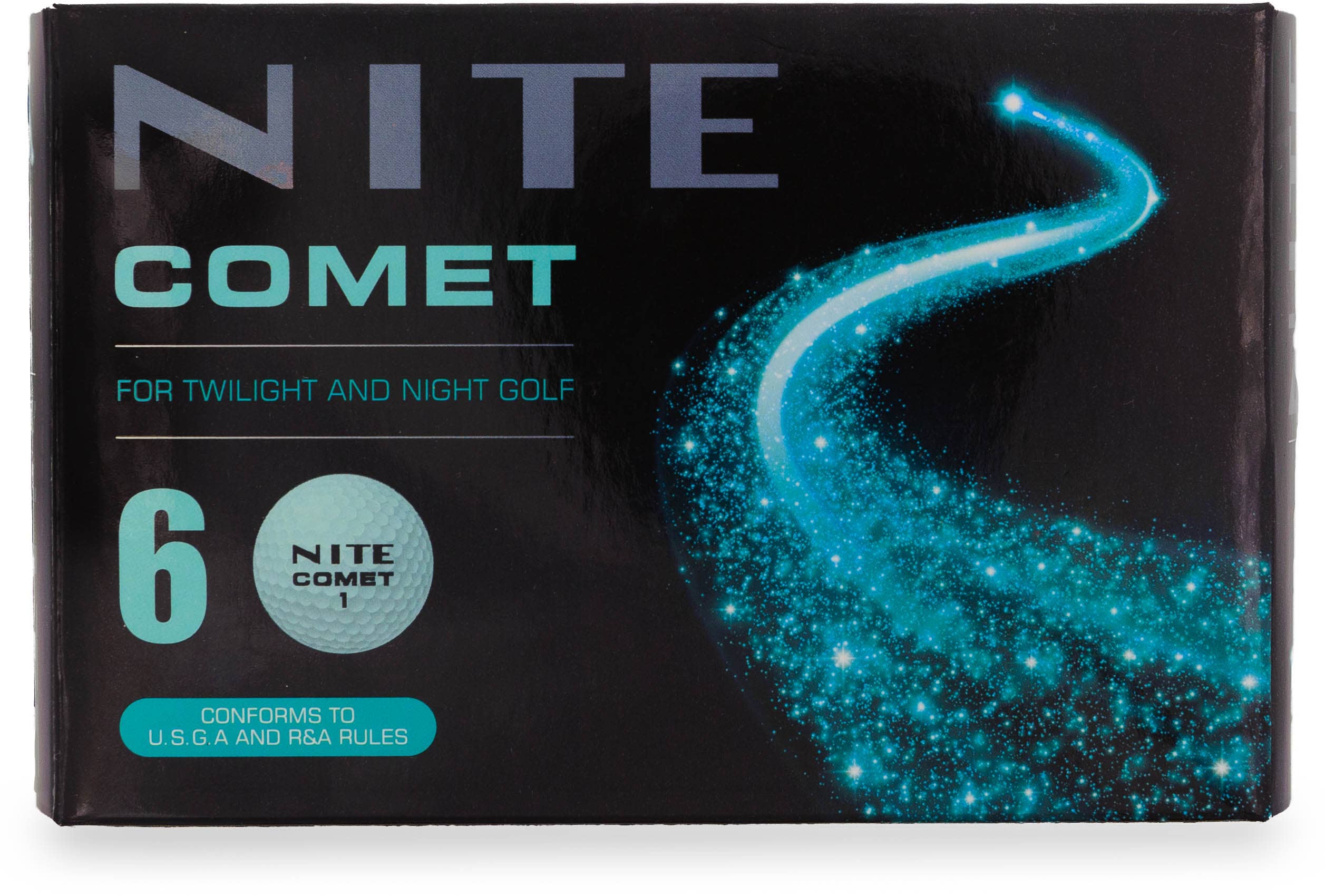 6 (neue) Legend Nite Comet Golfbälle, fluoreszierend