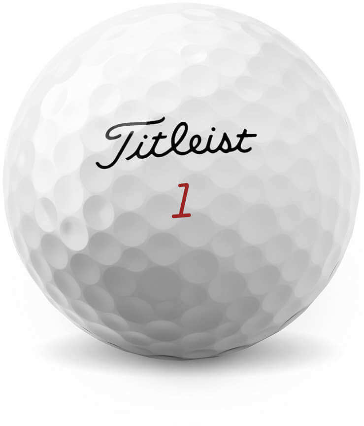 Titleist Pro V1x High Numbers Golfbälle, white