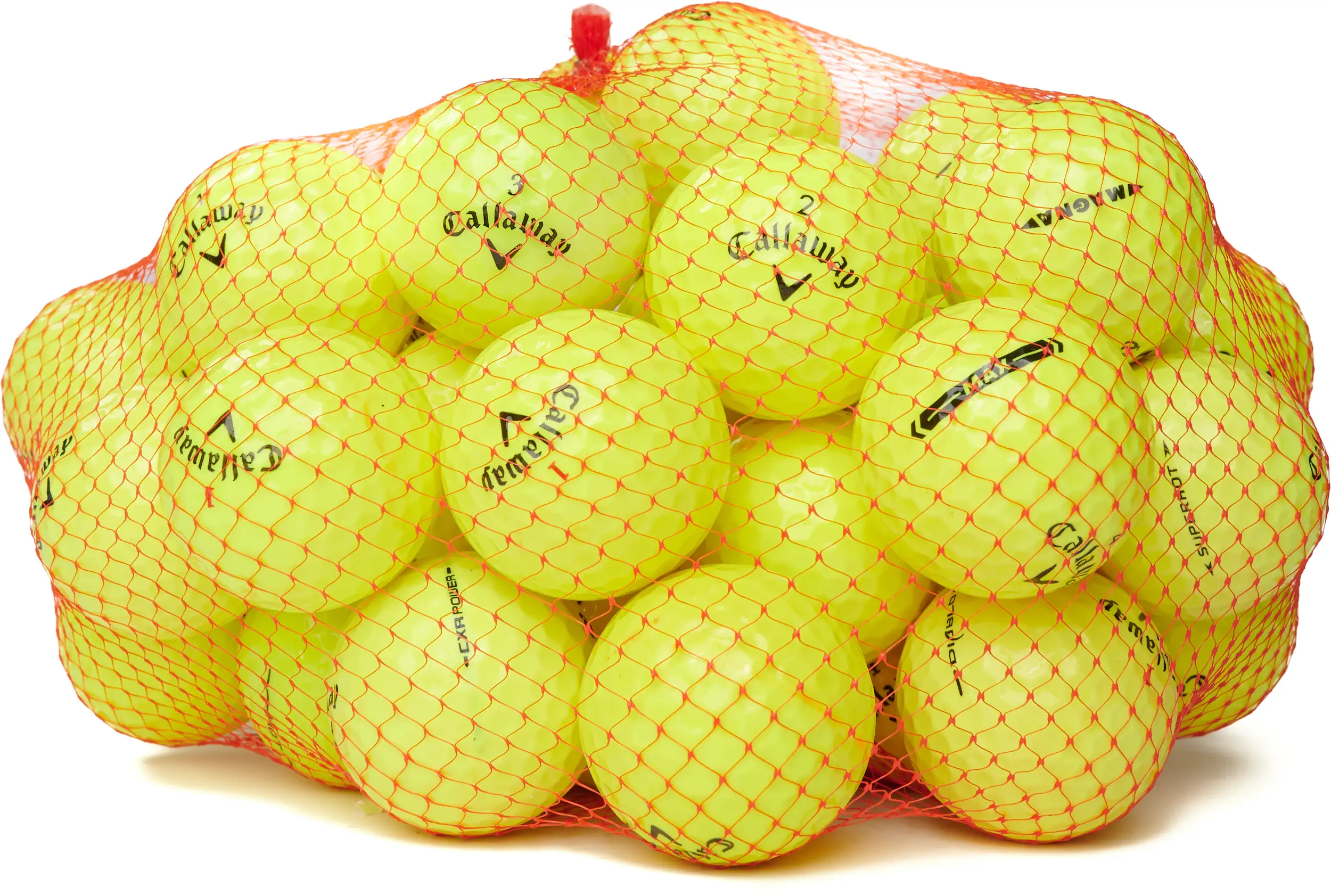 50 Callaway Mix Lakeballs, yellow