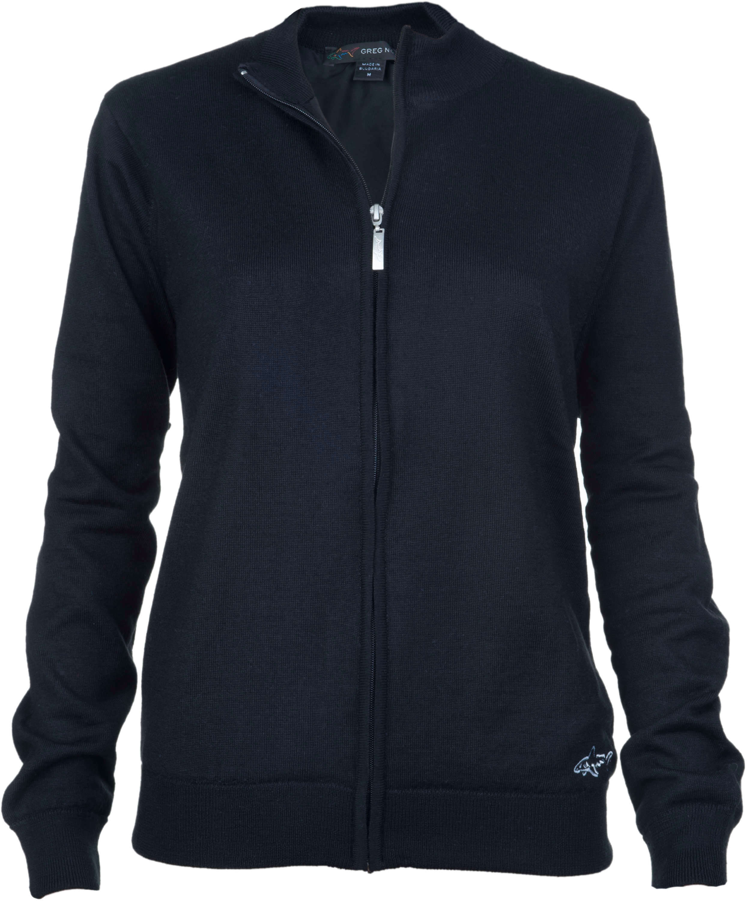 Greg Norman Windbreaker Lined Full-Zip Sweater, black (vanto)
