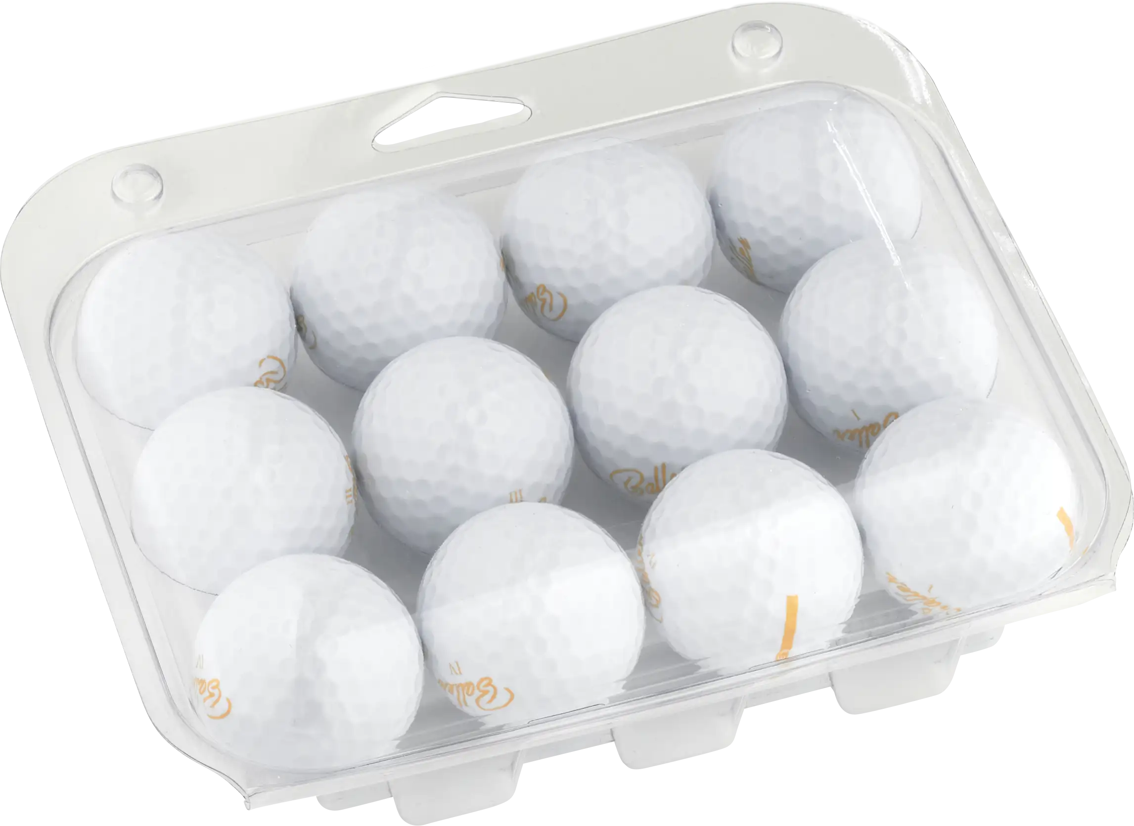250 Clamshells für je 12 Golfbälle