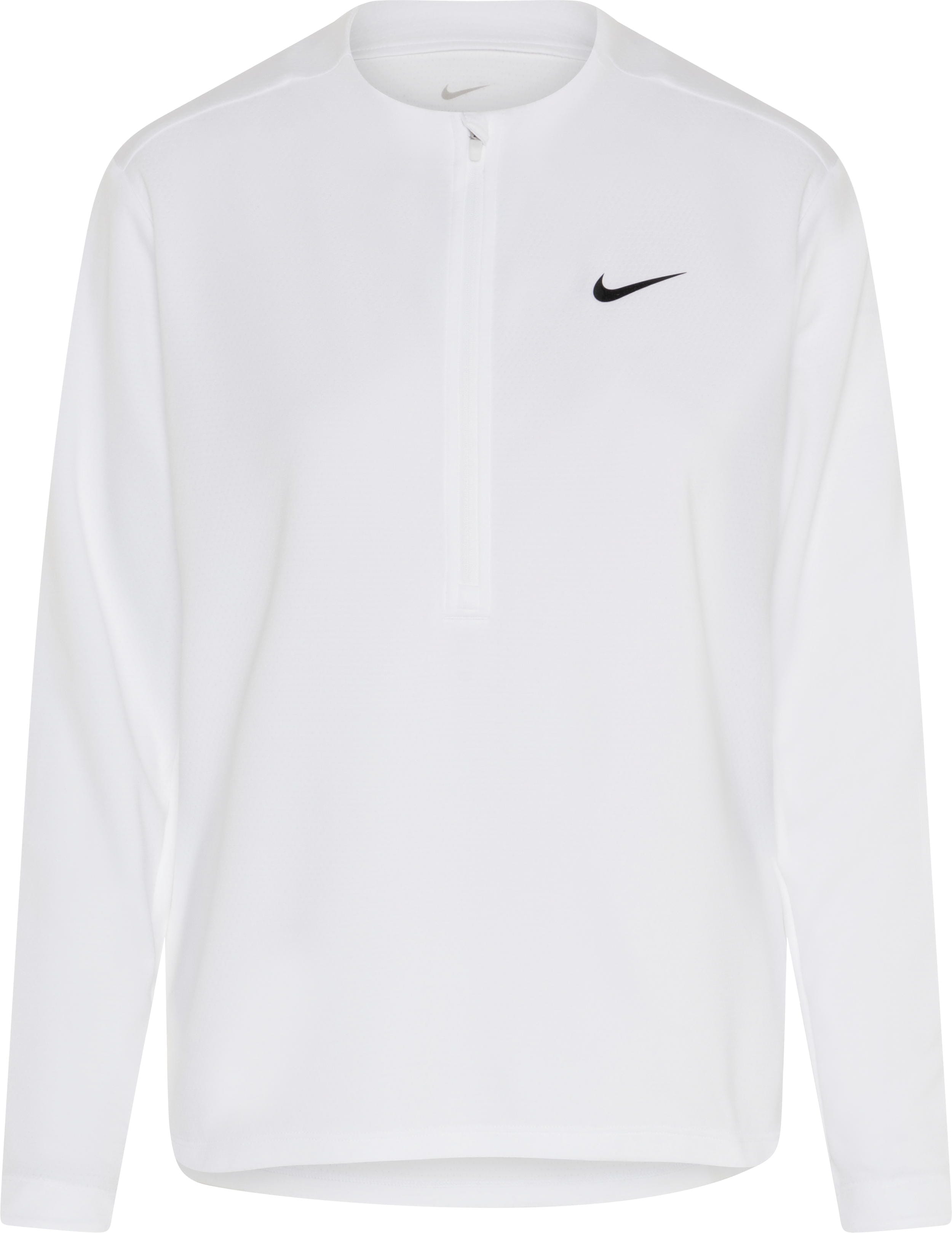 Nike Dri-Fit UV Club HZ Top Midlayer, white/black