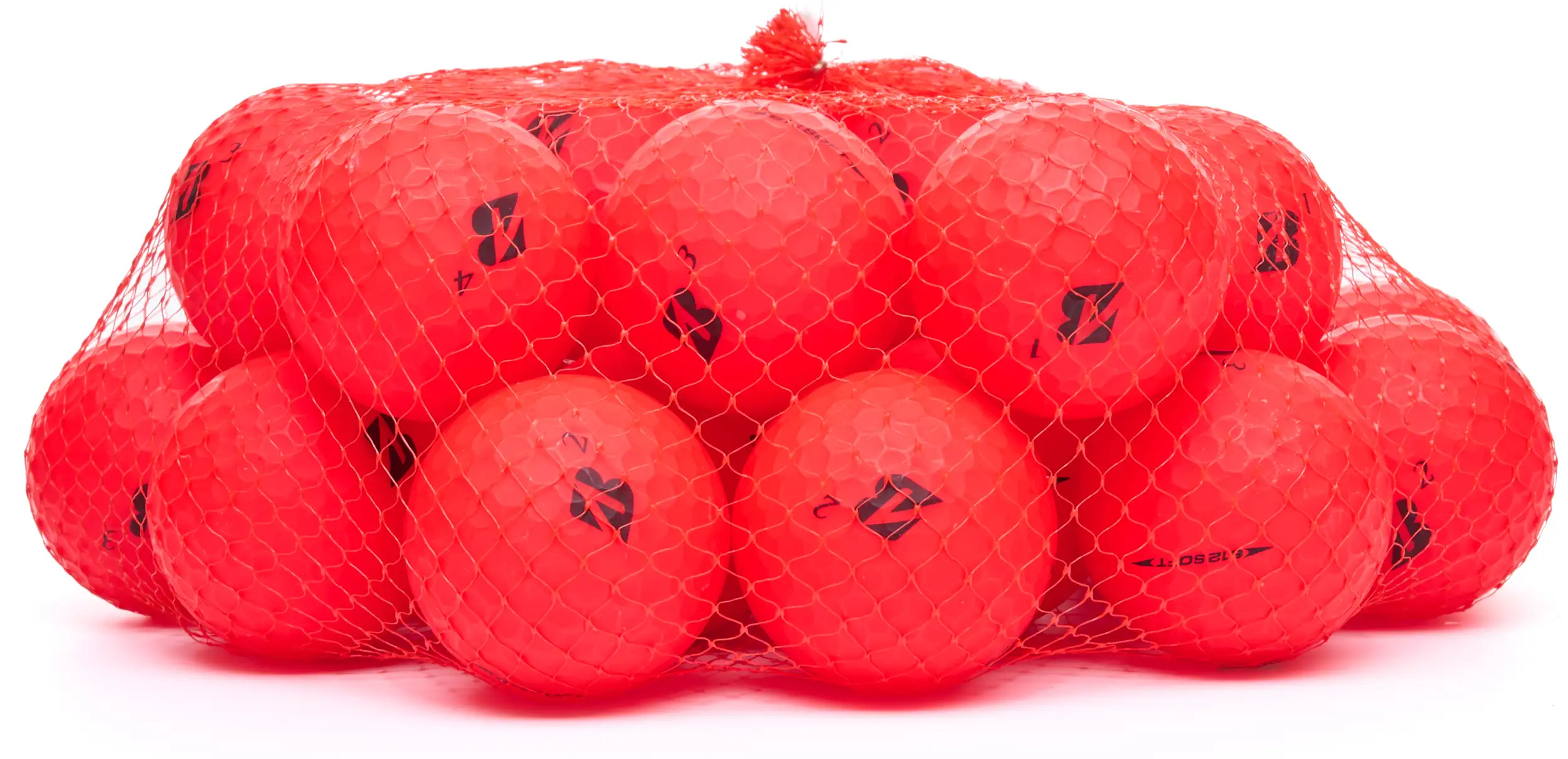 25 Bridgestone e12 SOFT Lakeballs, Red