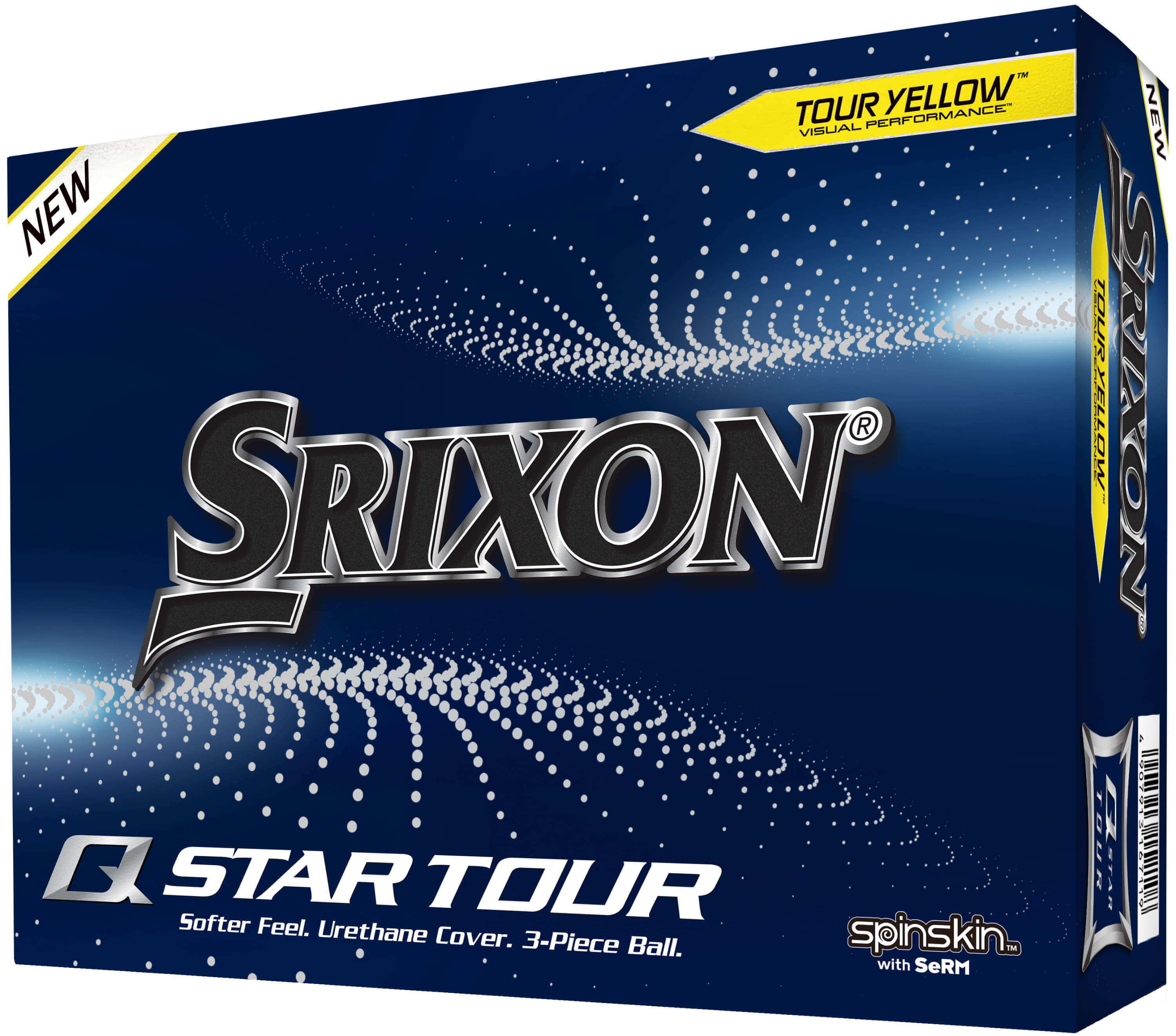 Srixon Q-Star Tour Golfbälle, yellow