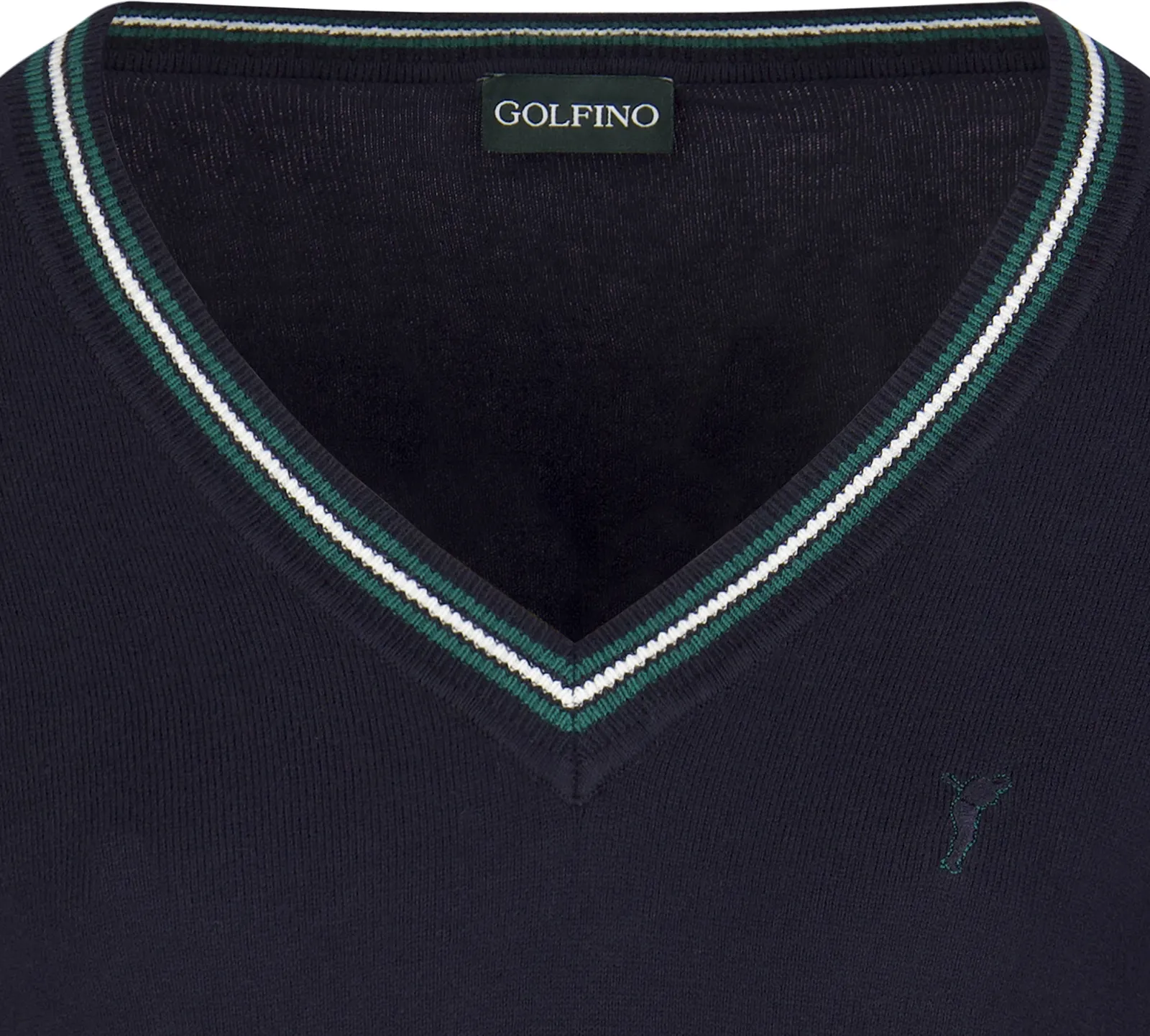 Golfino Adelina V-Neck Pullover, dunkelblau