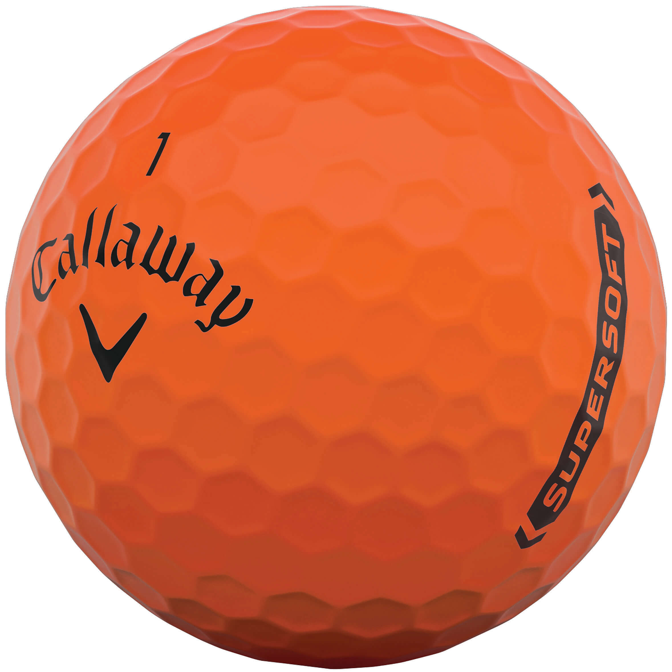 Callaway Supersoft Golfbälle, matte orange
