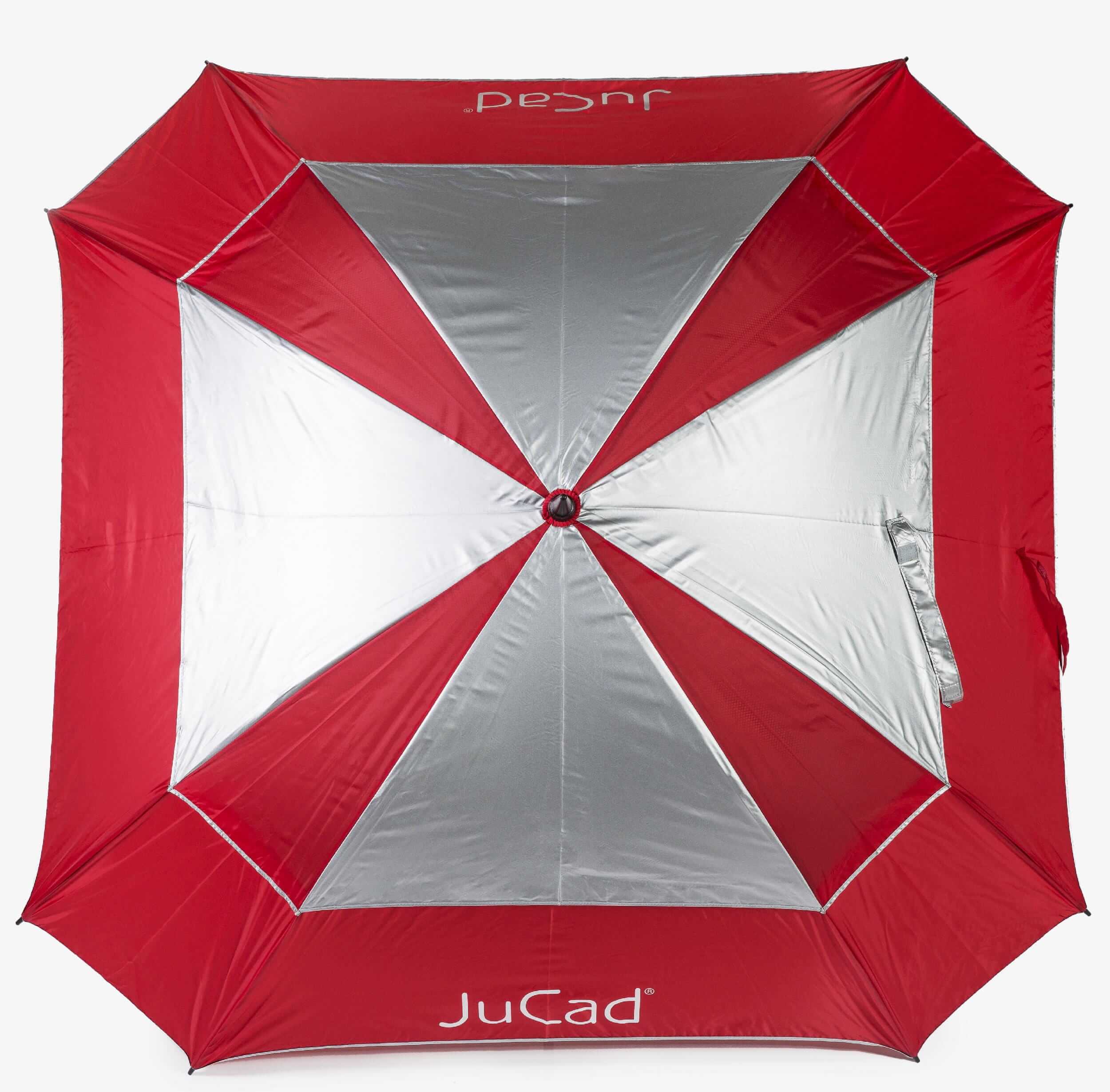 JuCad Teleskop-Golfschirm, square & windproof, mit Stift
