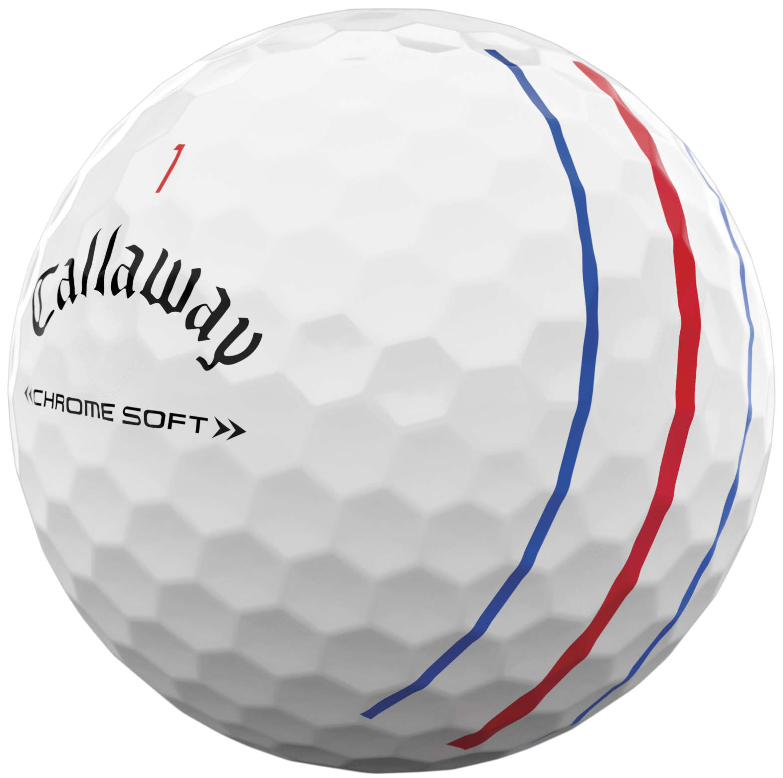 Callaway Chrome Soft Triple Track Technology Golfbälle, white
