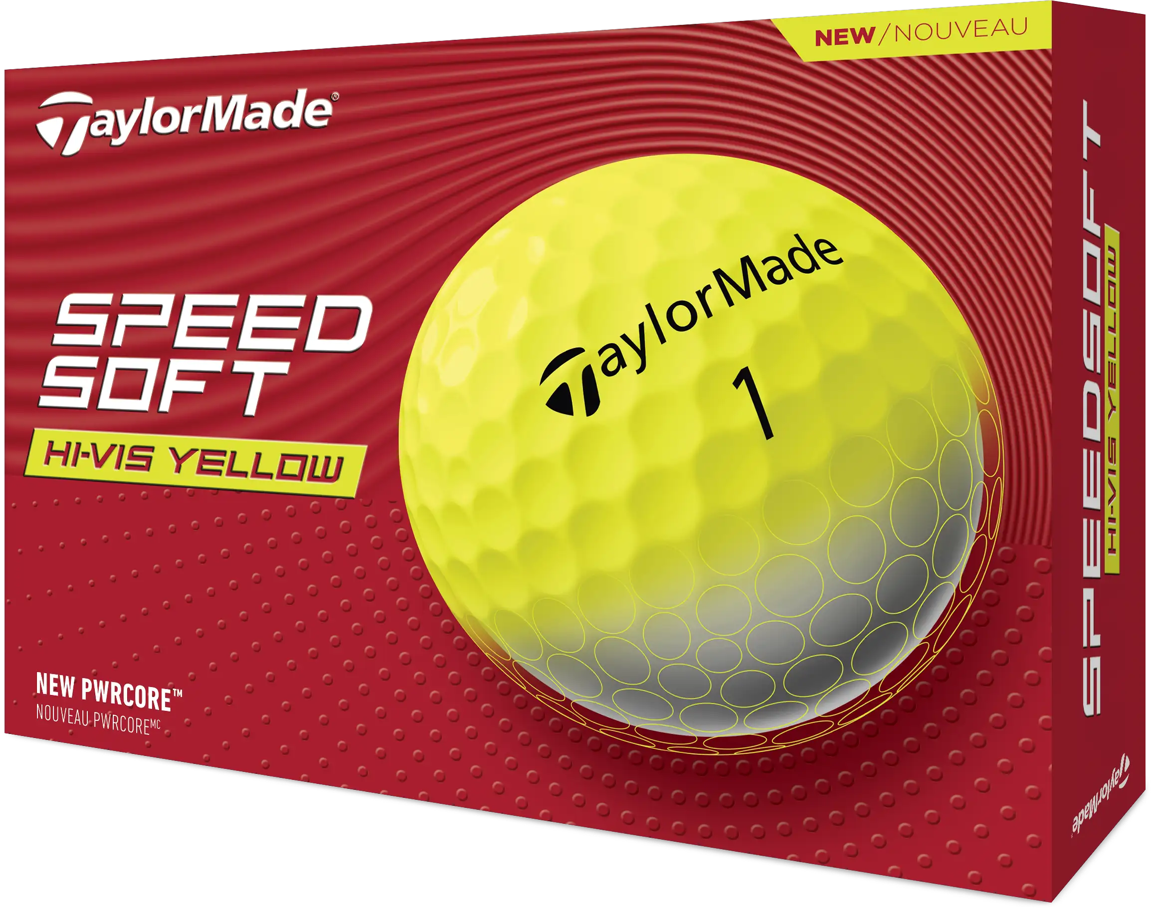 TaylorMade SPEEDSOFT Golfbälle, gelb