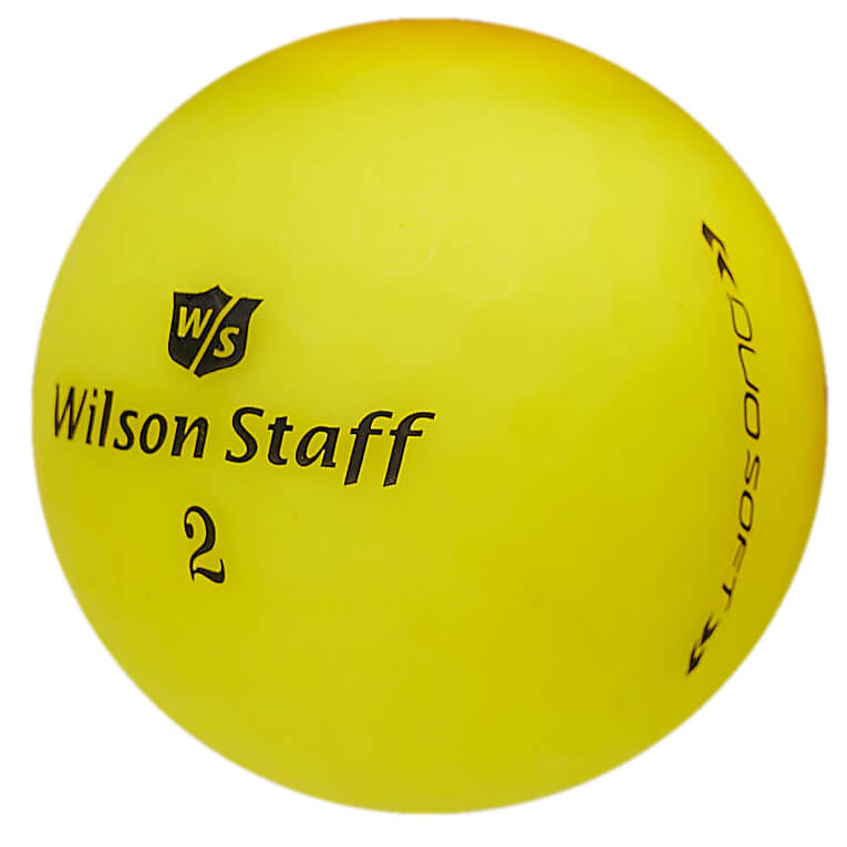 Wilson Staff DUO Soft Optix Golfbälle, yellow