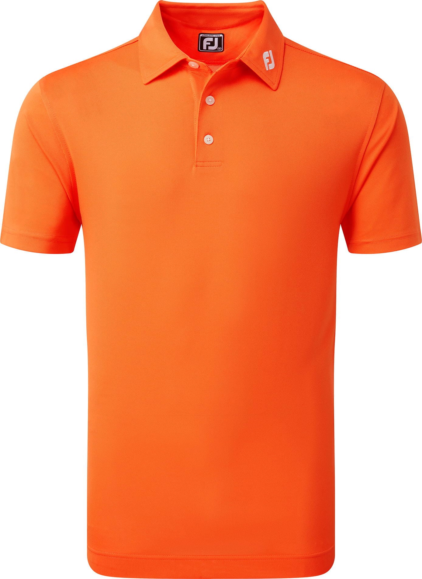 FootJoy Stretch Pique Solid Polo, orange