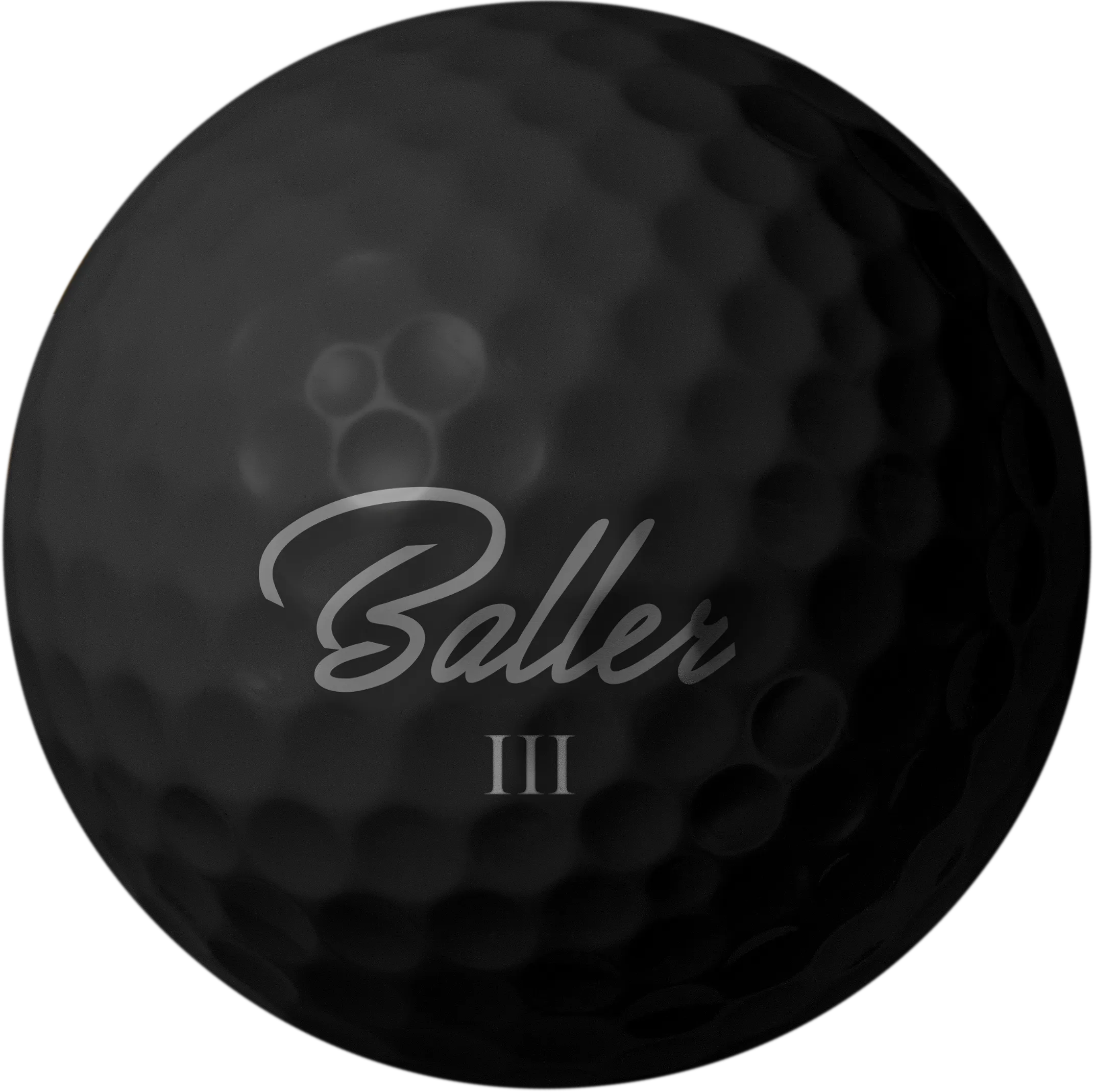 Baller CREW Golfbälle, Black, Print Edition Grey